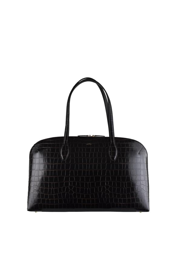 Toteme Women Croco-Embossed Zip-Up Tote Bag TOTEME