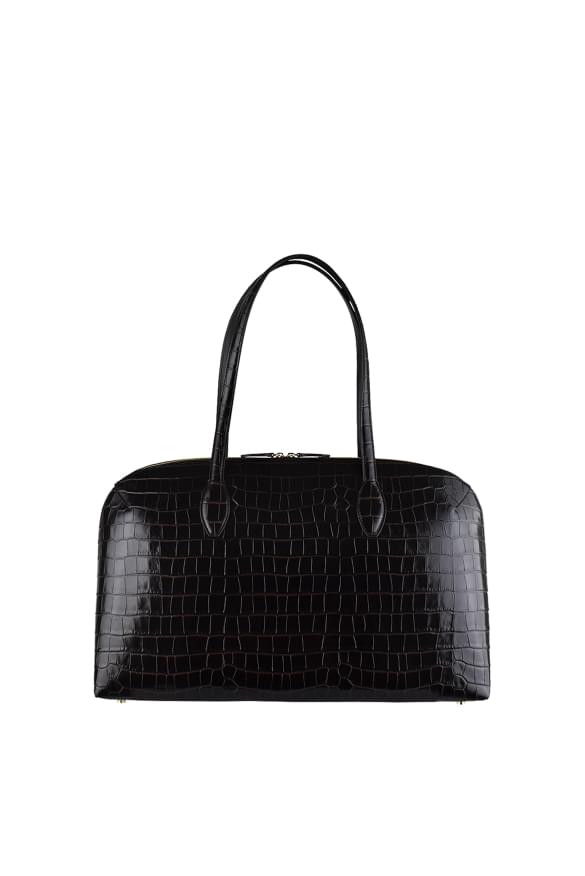 Toteme Women Croco-Embossed Zip-Up Tote Bag TOTEME