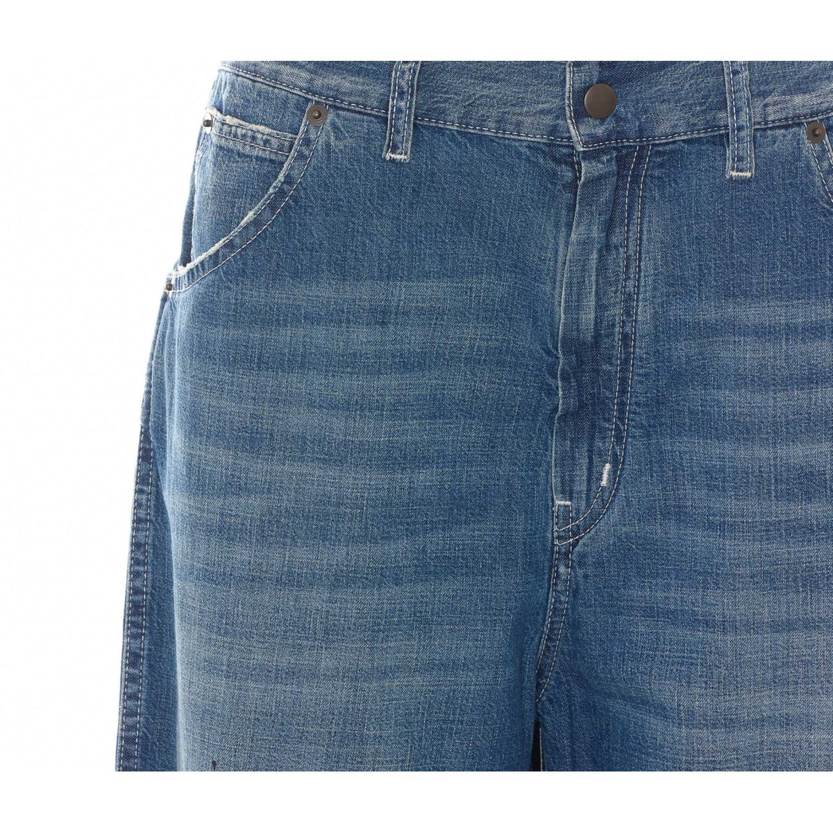 Maison Margiela Women Treated Denim Jeans MAISON MARGIELA