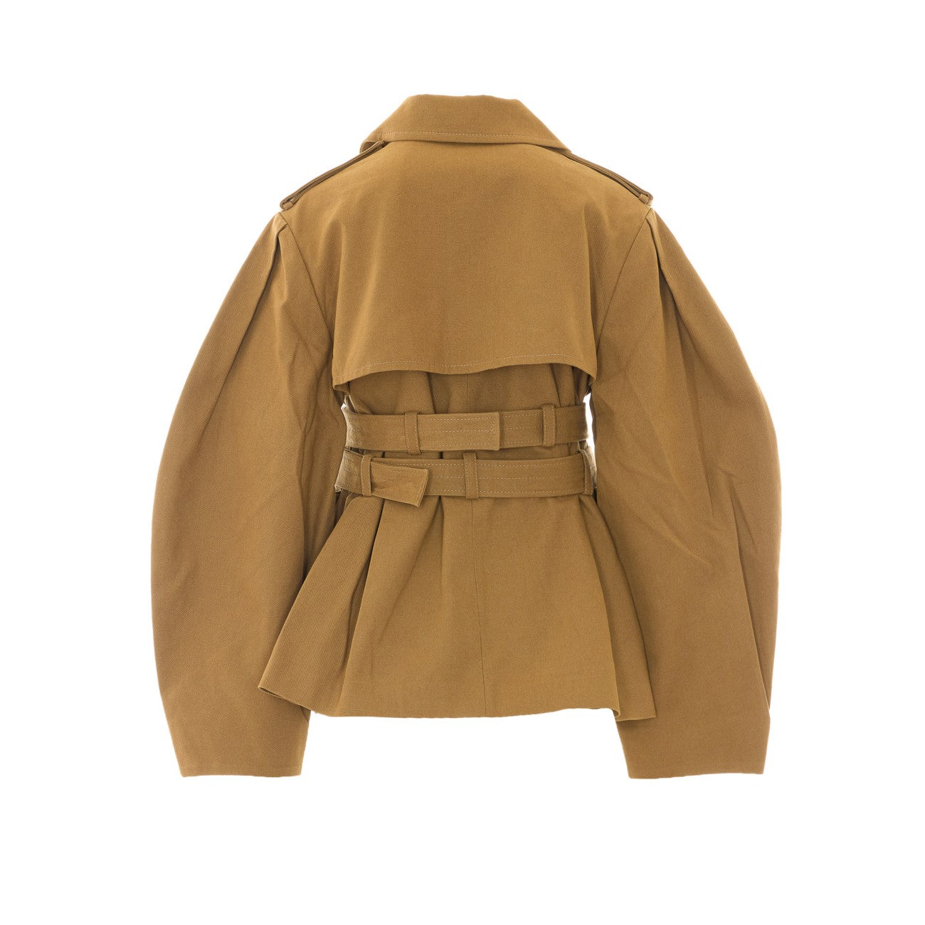 Ganni Women Trench Coat In Double Cotton GANNI
