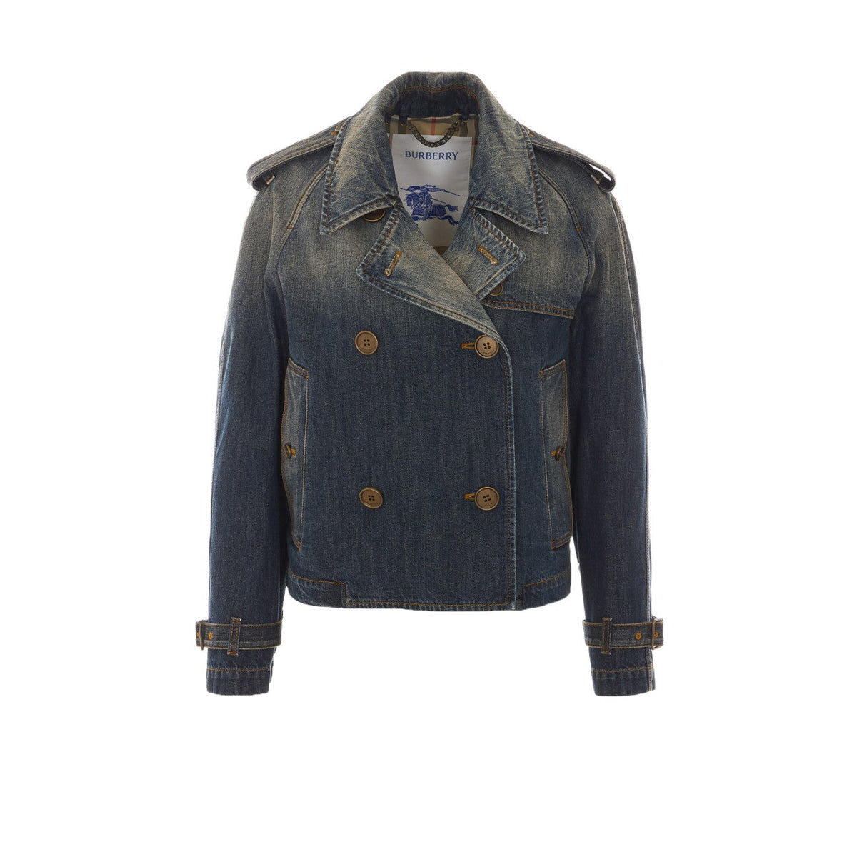 Burberry Women Burberry Women Trench Mayfair Cropped Denim Jacket BURBERRY