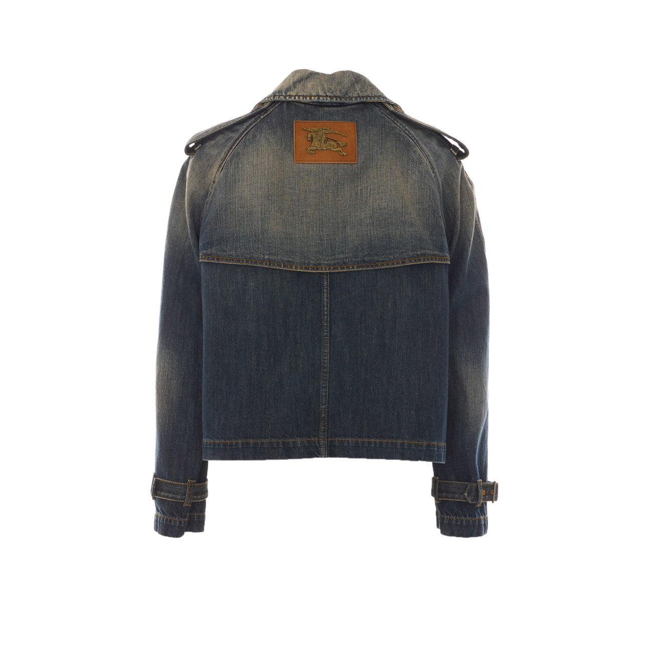 Burberry Women Trench Mayfair Cropped Denim Jacket BURBERRY