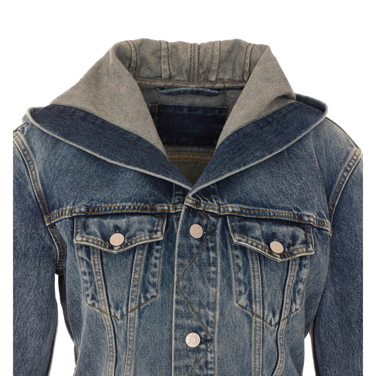 Alaia Women Trucker Denim Jacket ALAIA