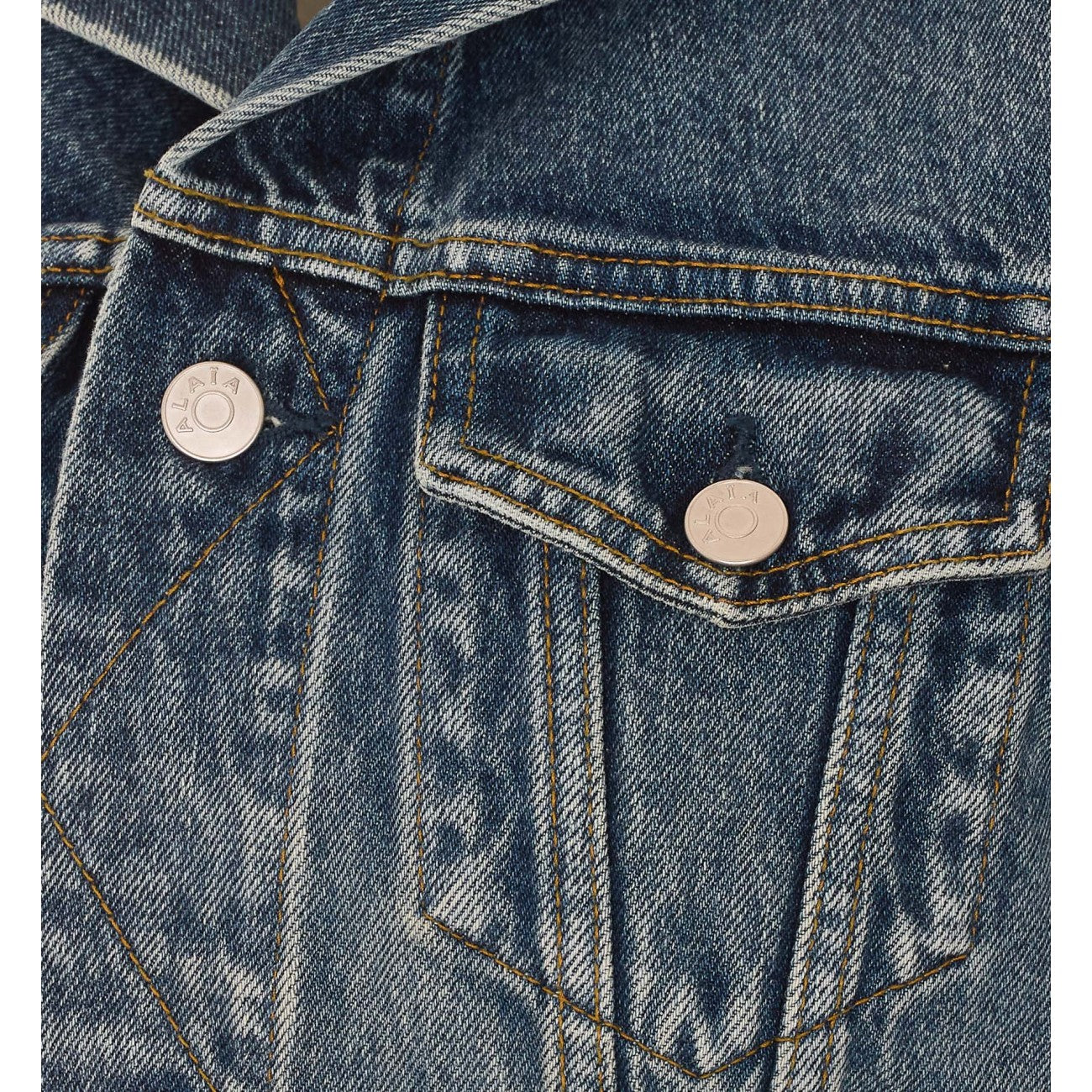Alaia Women Trucker Denim Jacket ALAIA