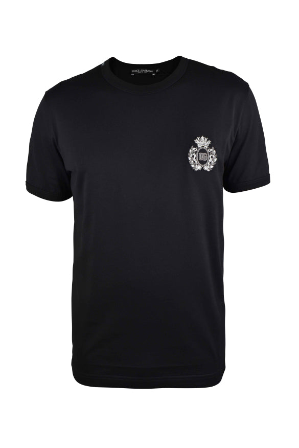 Dolce&Gabbana Men Heraldic Patch T-Shirt DOLCE & GABBANA