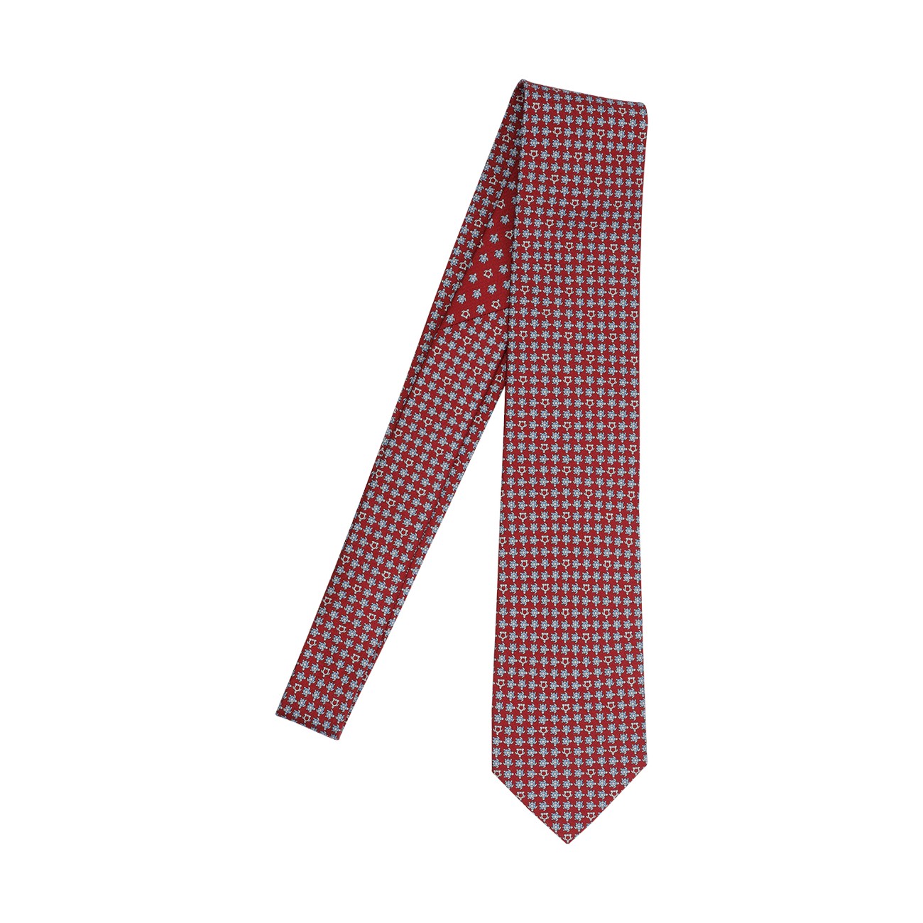 Ferragamo Men Turtle Print Silk Tie FERRAGAMO