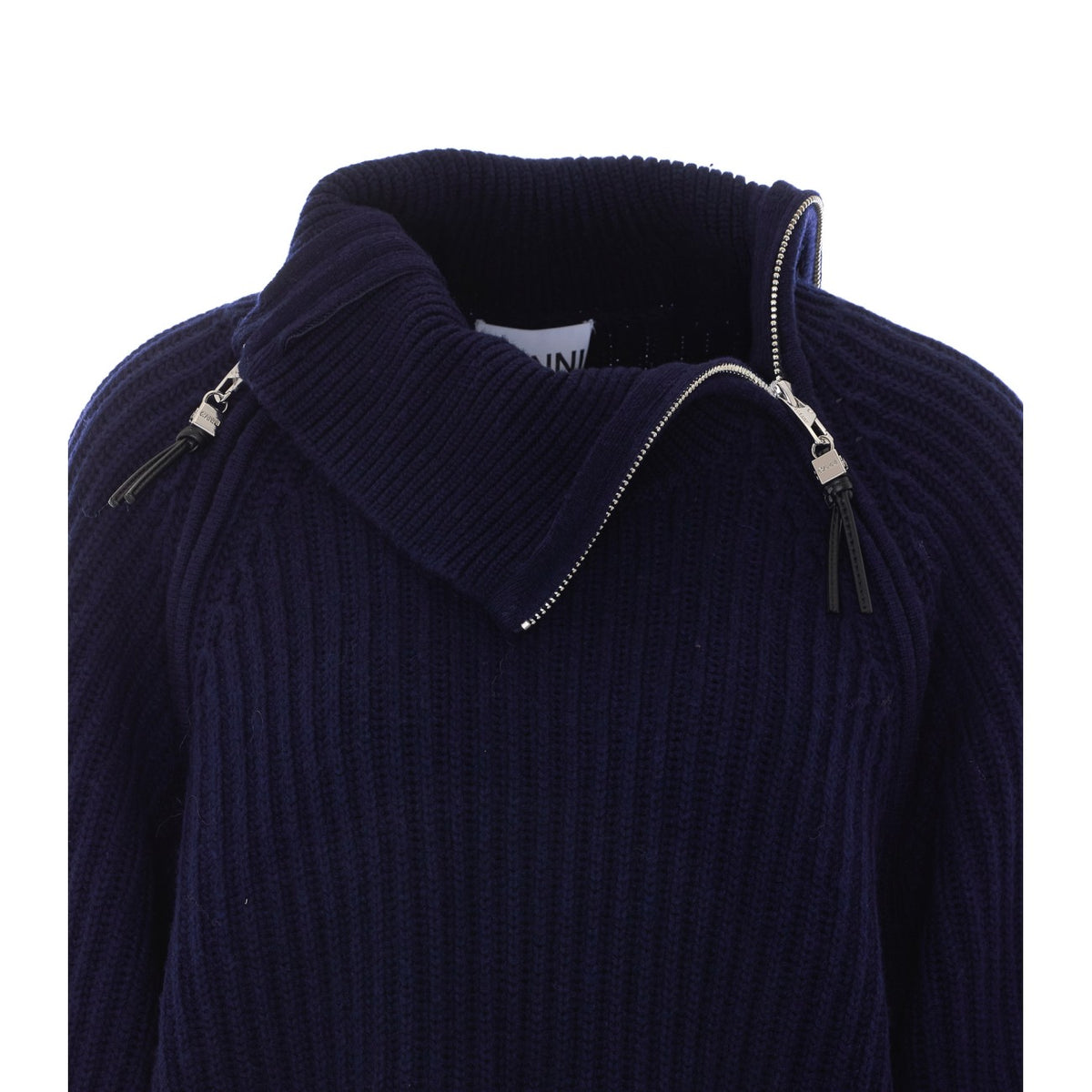Ganni Women Turtleneck In Double Knit GANNI
