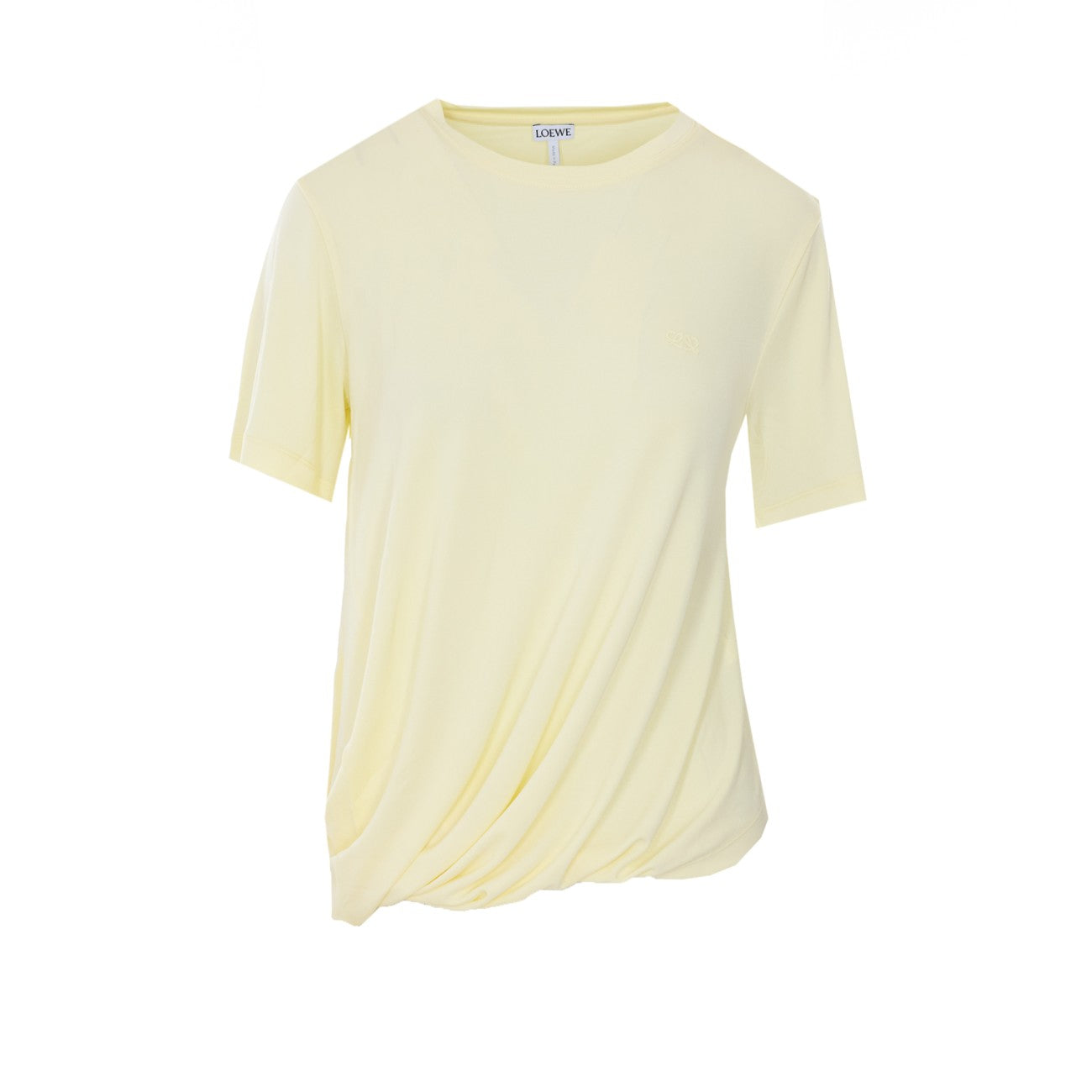 Loewe Women Twisted Draped Top With Anagram Logo LOEWE