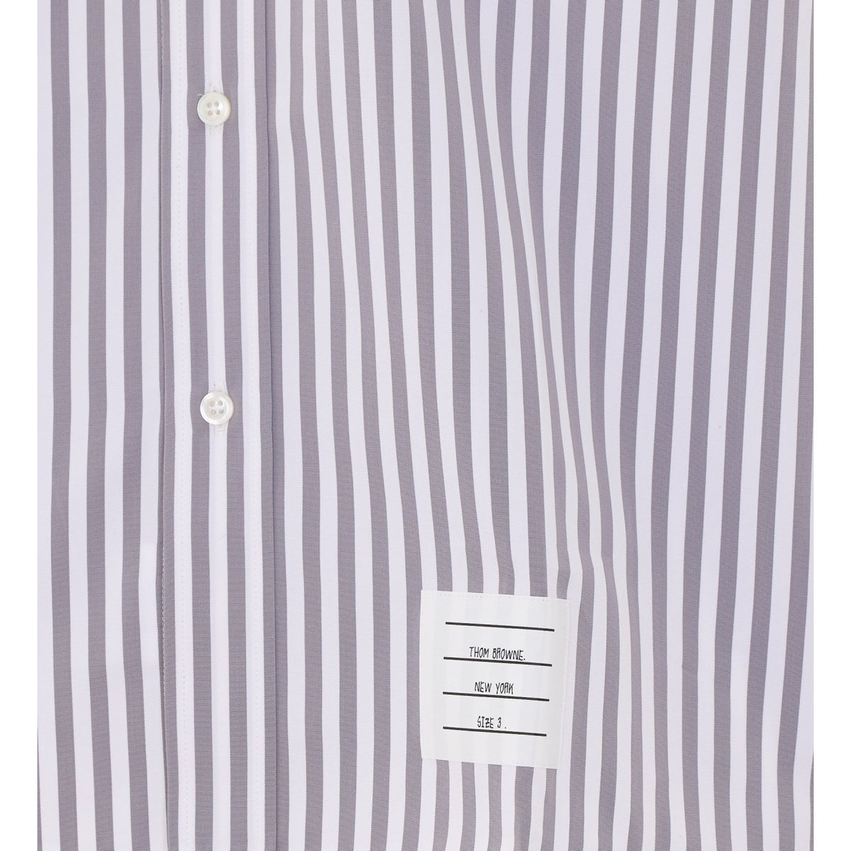 Thom Browne Men University Stripe Short Sleeves Shirt THOM BROWNE