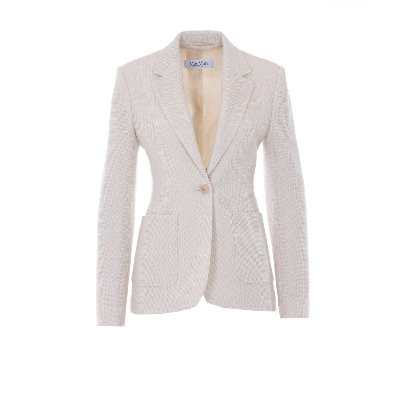Max Mara Women Utilita Single-Breasted Blazer In Jersey Piquet MAX MARA