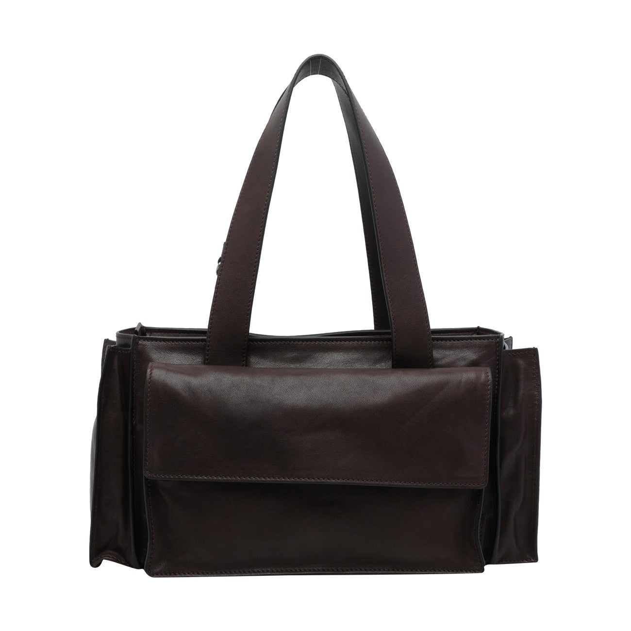 Miu Miu Women Utilitaire Shopping Bag With Miu Miu Logo MIU MIU