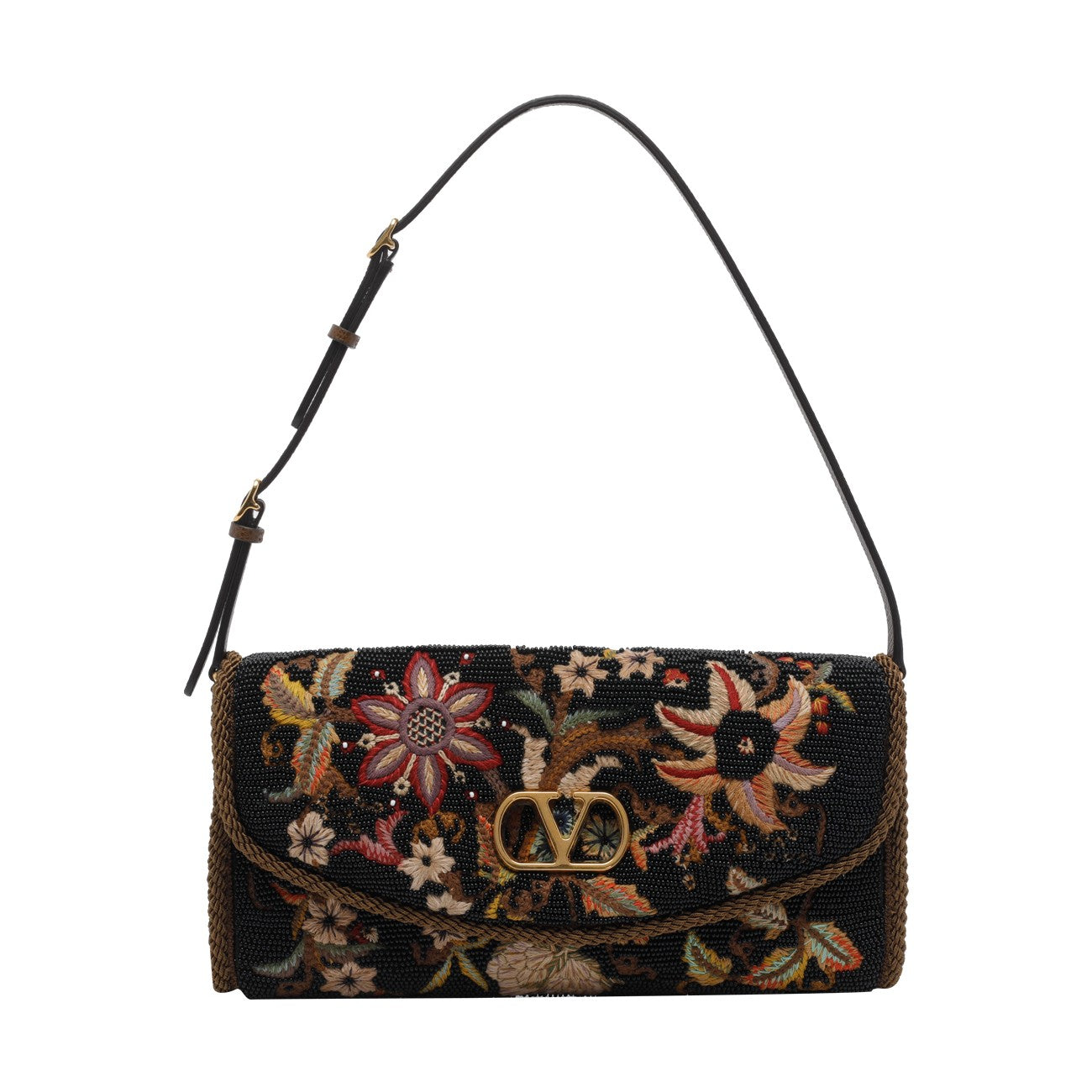 Valentino Garavani Women Valentino Devain Embroidered Small Shoulder Bag