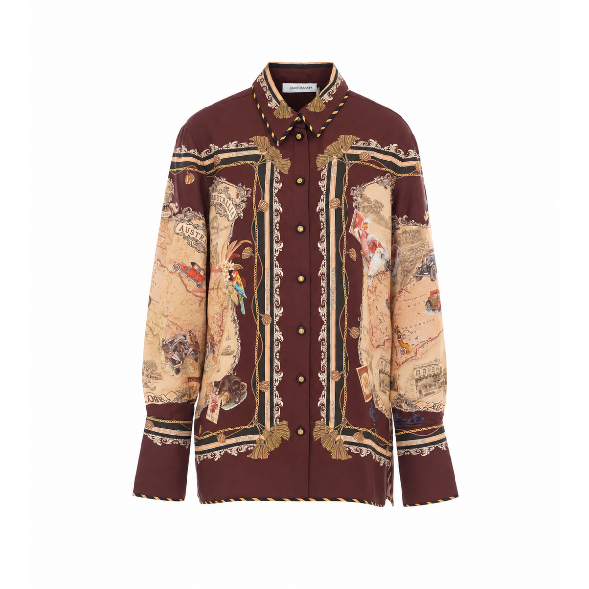 Zimmermann Women Valiant Twill Shirt ZIMMERMANN