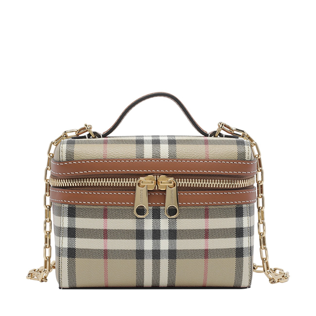 Burberry Women Vanity Mini Check Bag BURBERRY