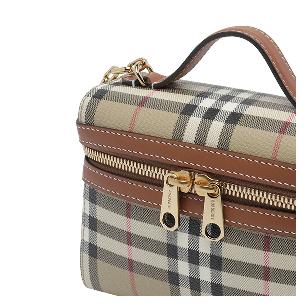 Burberry Women Vanity Mini Check Bag BURBERRY