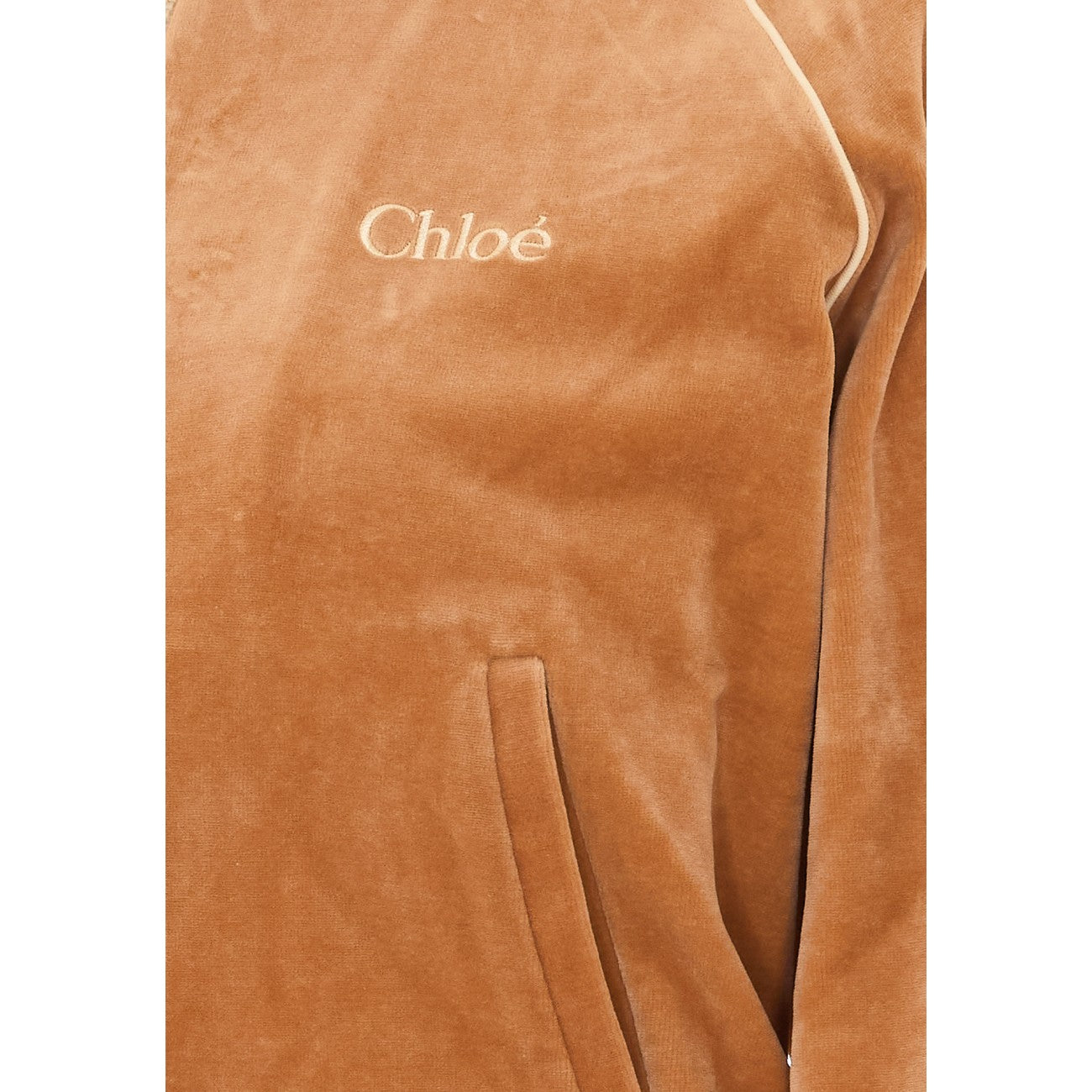Chloe' Women Velvet Logo Track Jacket CHLOE