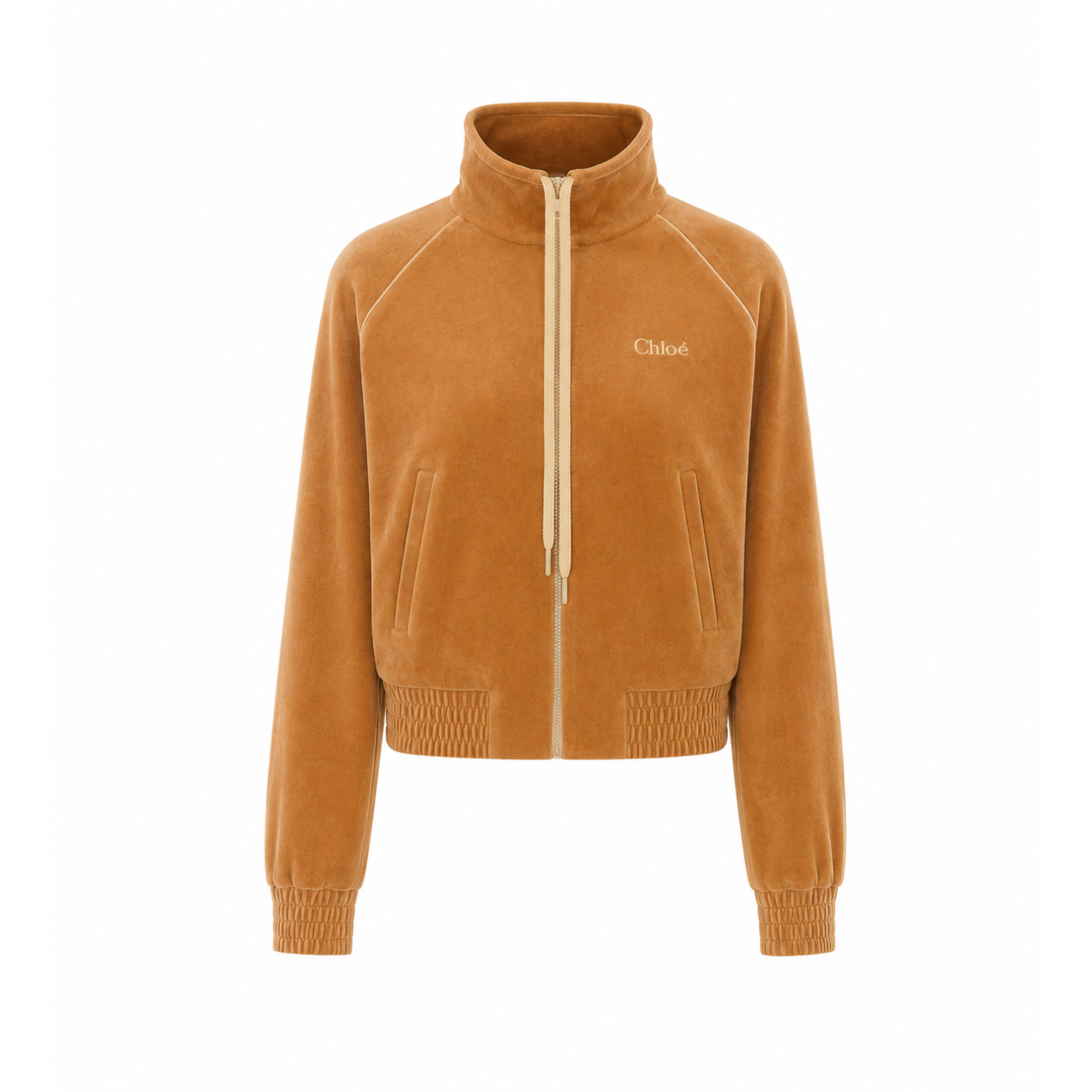 Chloe' Women Velvet Logo Track Jacket CHLOE