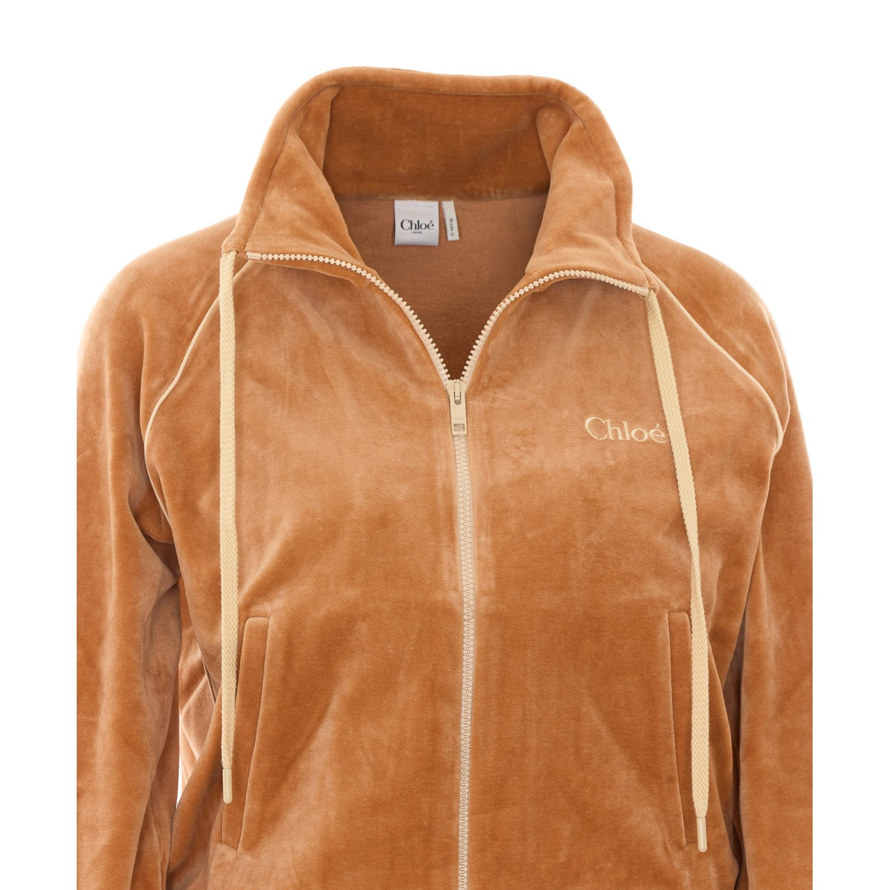 Chloe' Women Velvet Logo Track Jacket CHLOE