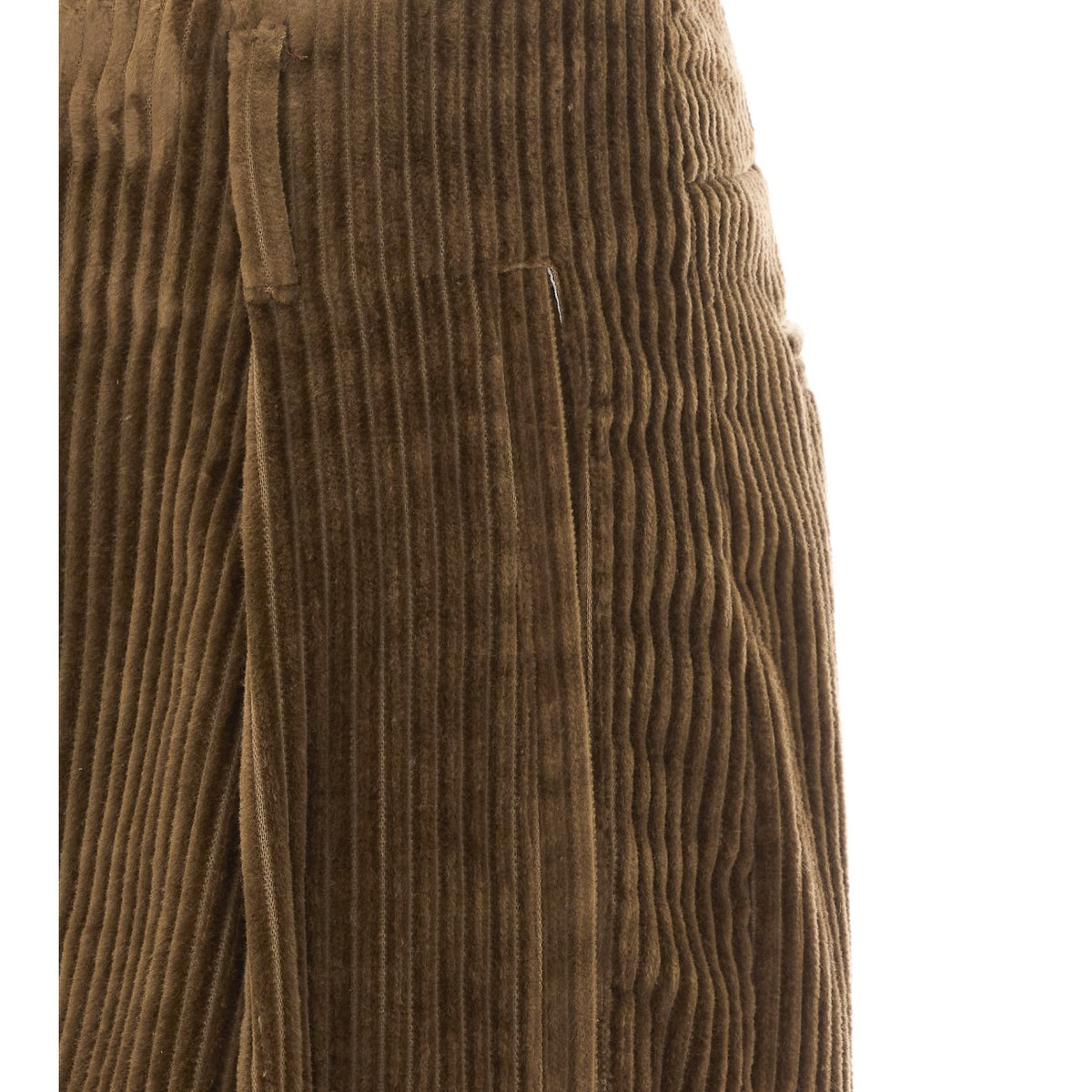 Etro Women Velvet Pants With Pegaso Buttons ETRO