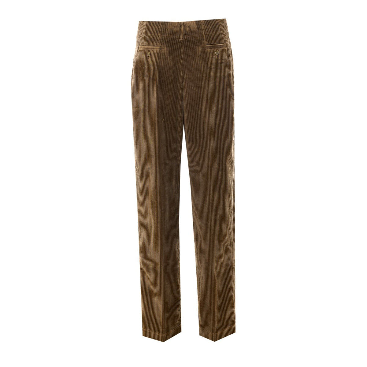 Etro Women Velvet Pants With Pegaso Buttons ETRO