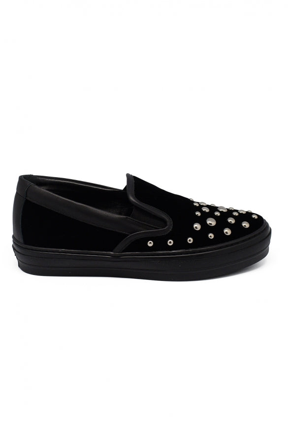 Salvatore Ferragamo Women Velvet Slip-On FERRAGAMO
