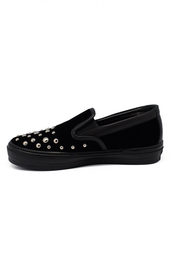 Salvatore Ferragamo Women Velvet Slip-On FERRAGAMO