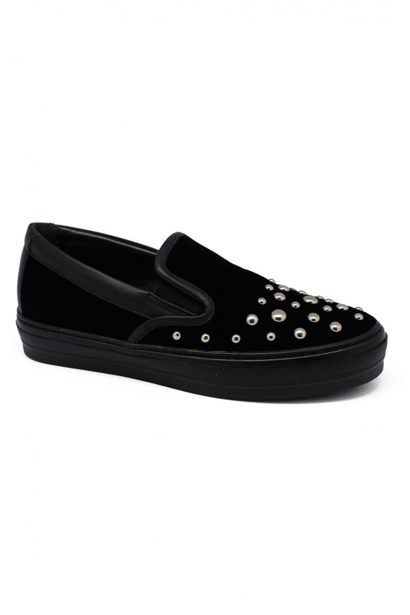 Salvatore Ferragamo Women Velvet Slip-On FERRAGAMO