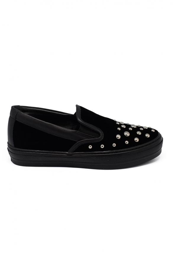 Salvatore Ferragamo Women Velvet Slip-On FERRAGAMO