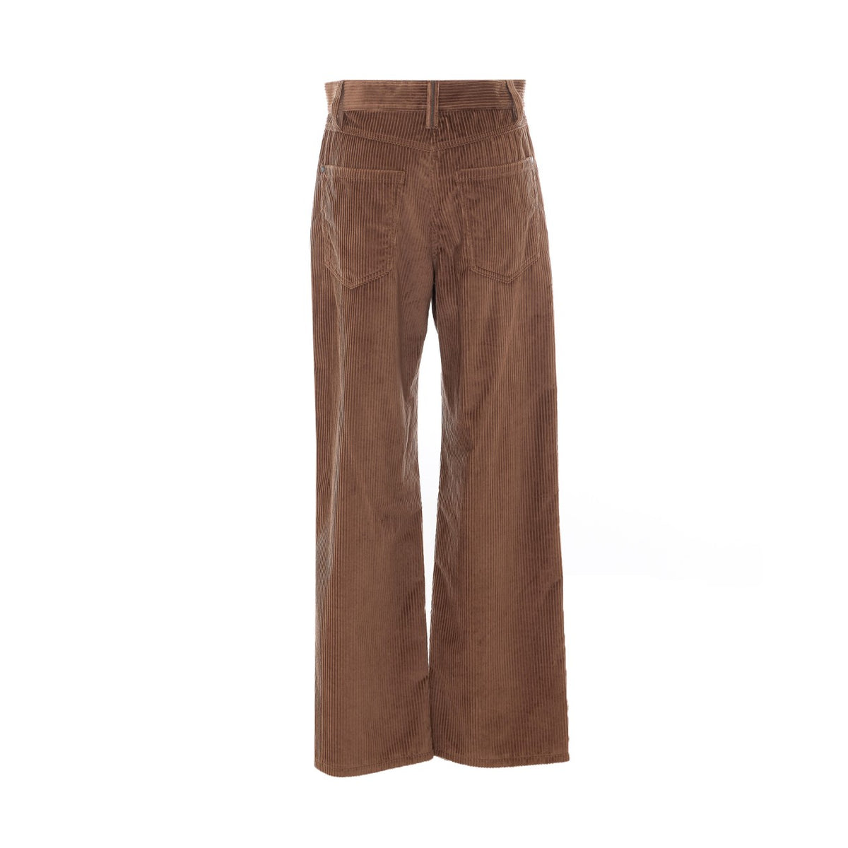 Brunello Cucinelli Women Velvet Straight Pants With Monile BRUNELLO CUCINELLI