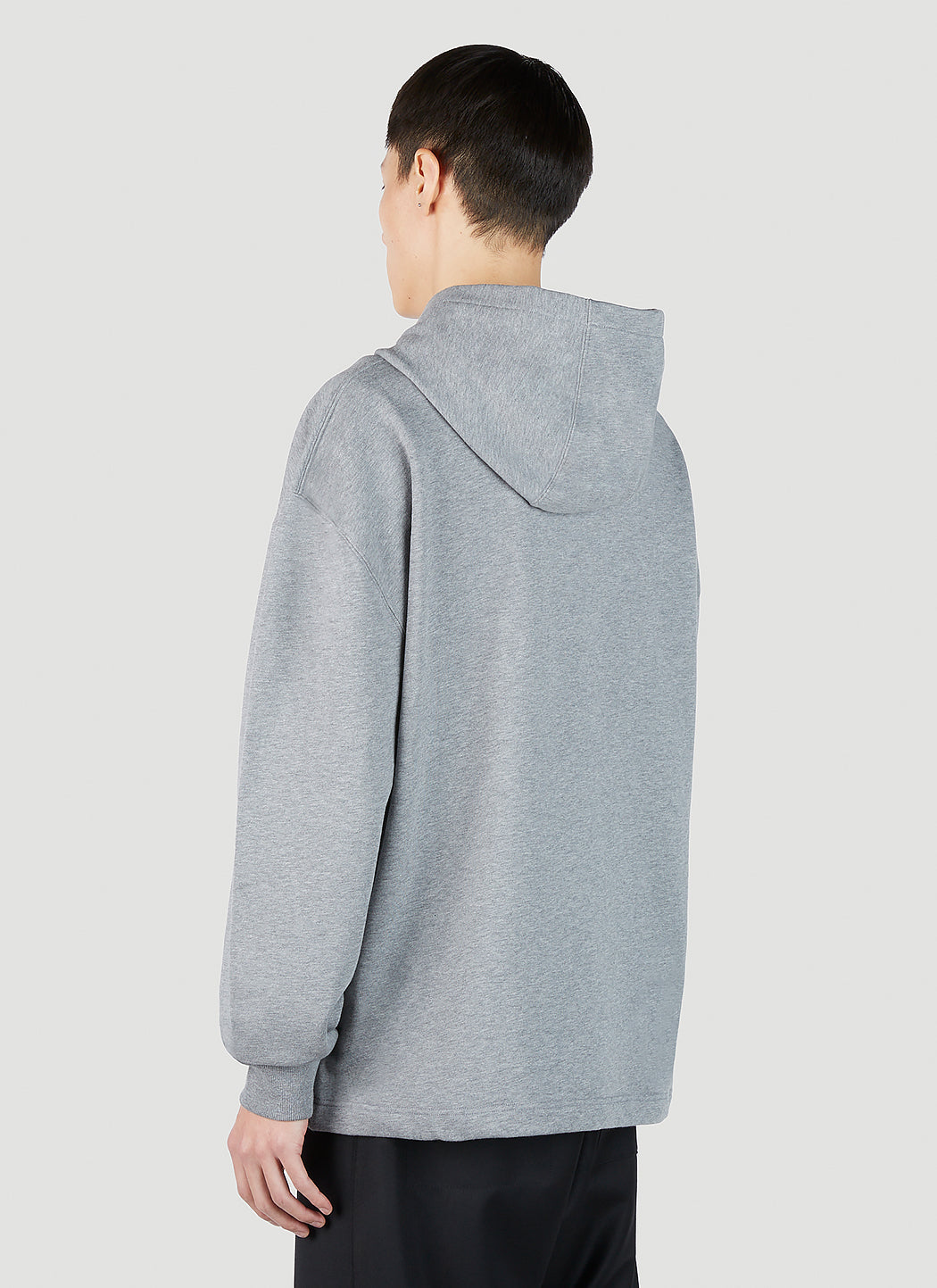 Versace Men Varsity Logo Patch Hooded Sweatshirt VERSACE