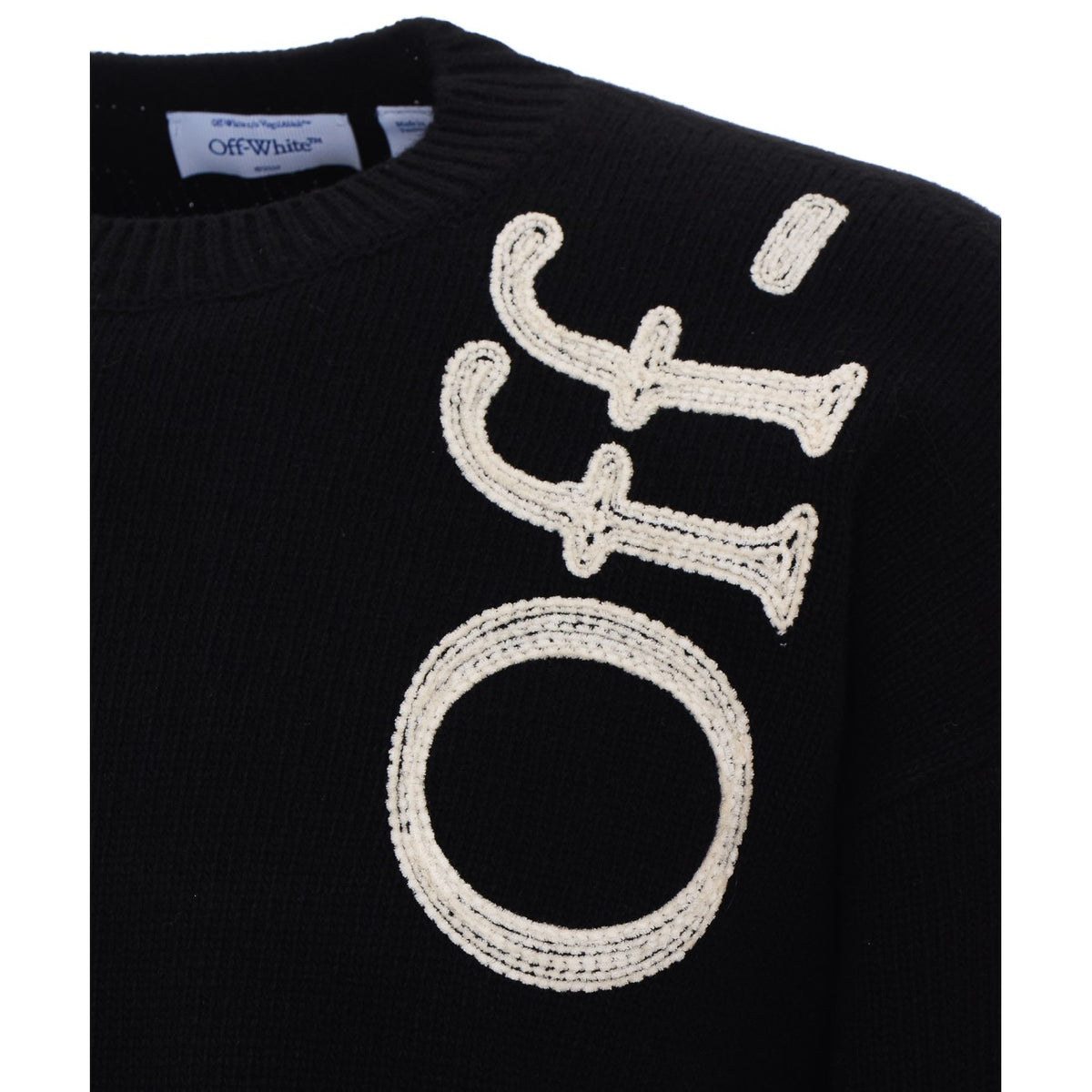 Off White Men Vertical Bookish Sweater OFF-WHITE