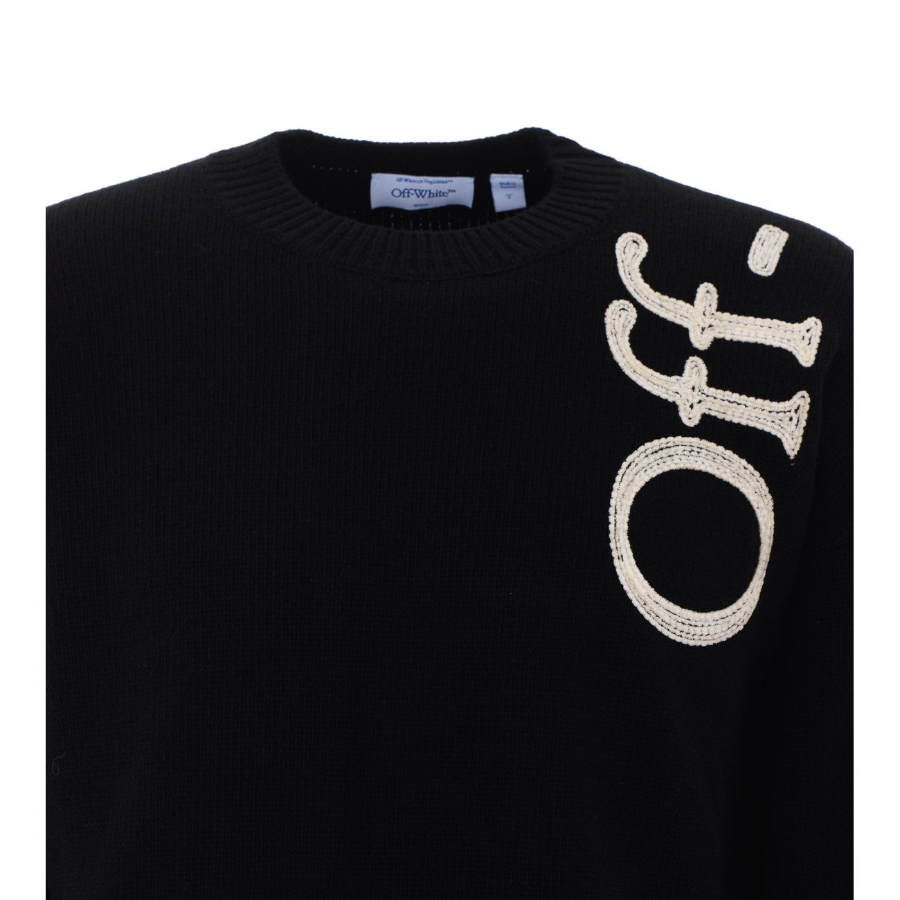 Off White Men Vertical Bookish Sweater OFF-WHITE