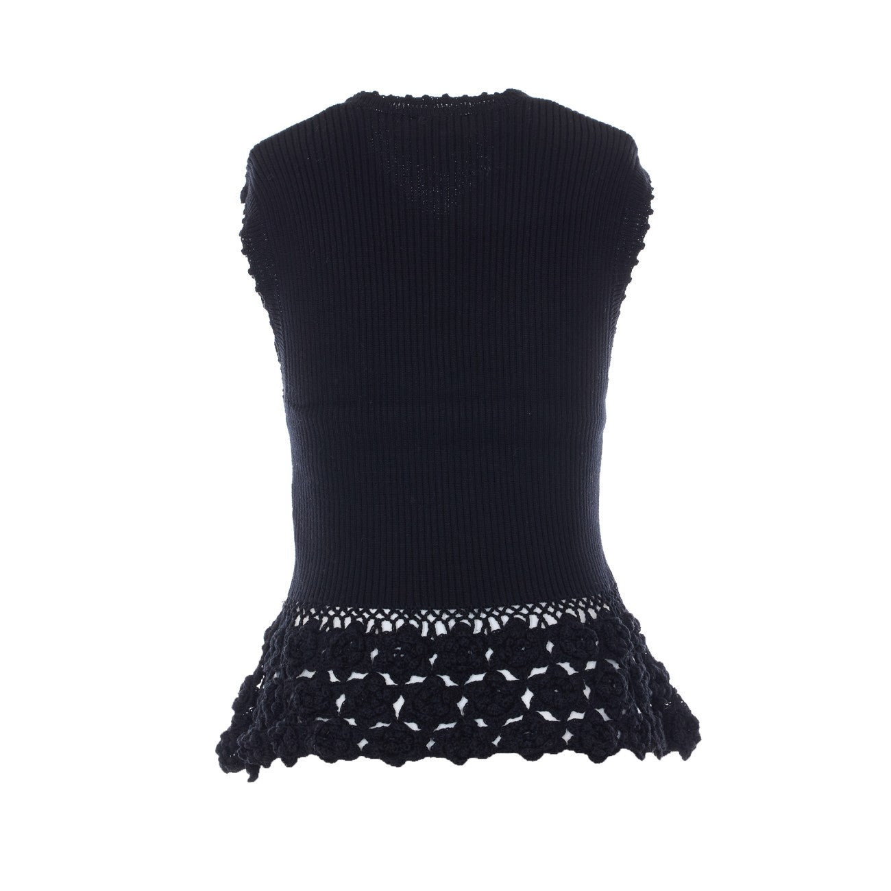 Ganni Women Vest In Cotton Crochet GANNI