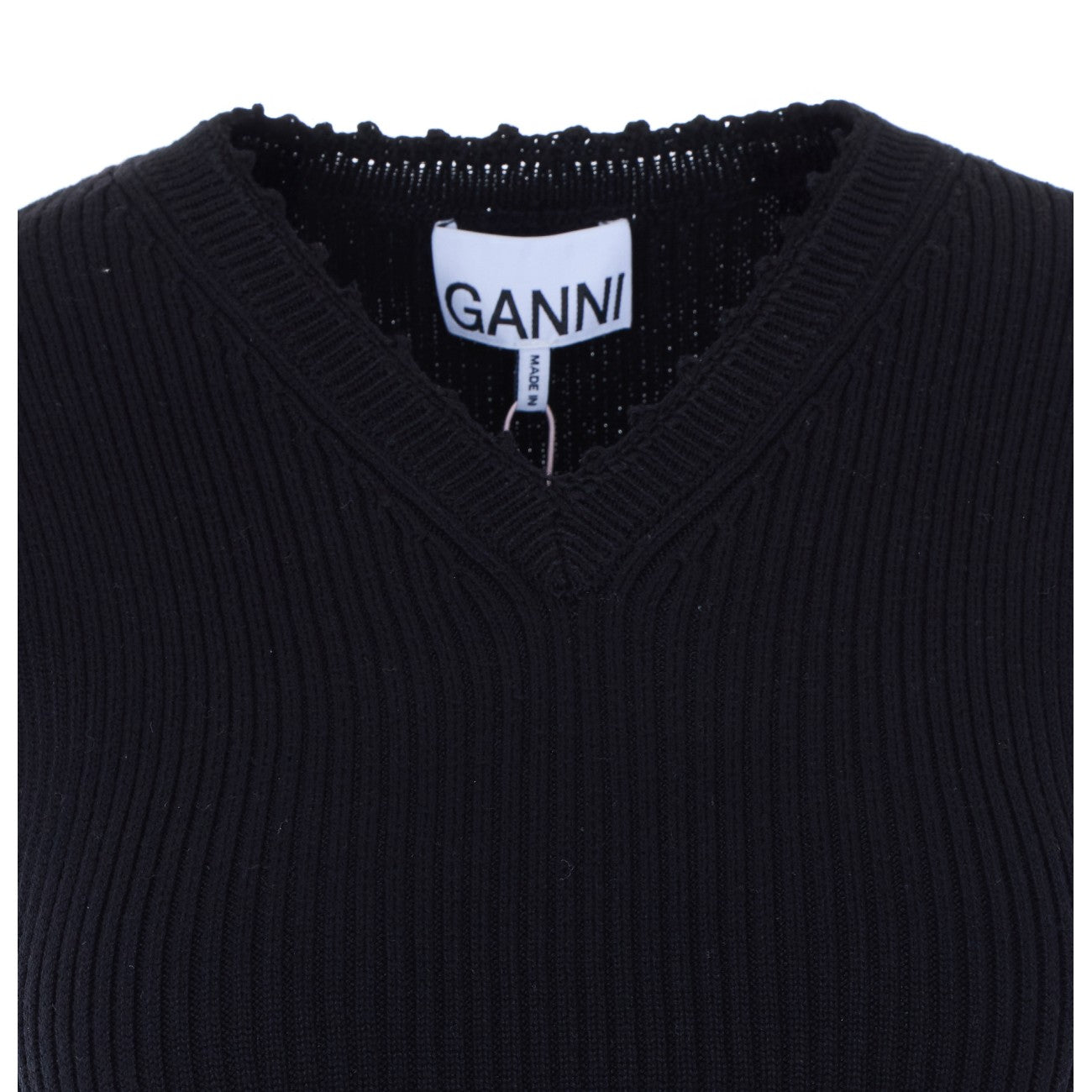 Ganni Women Vest In Cotton Crochet GANNI