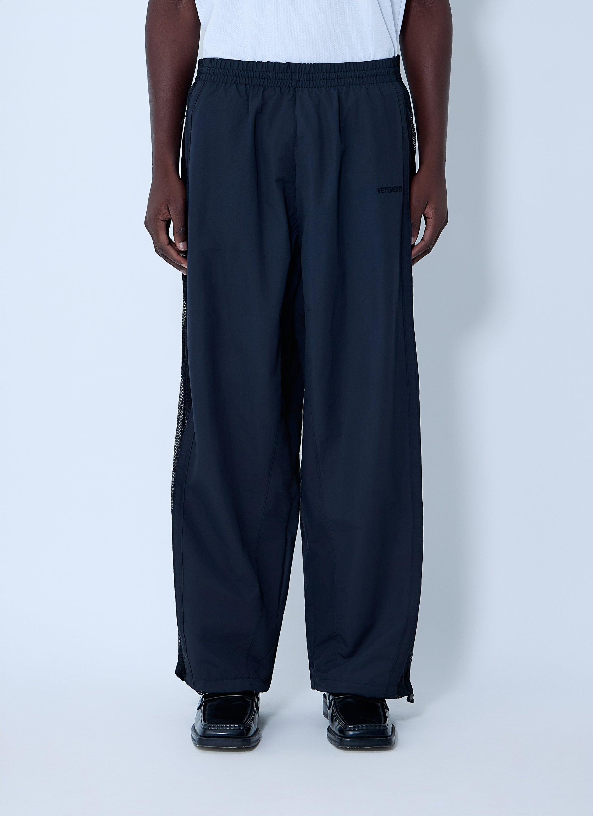 Vetements Men Mesh Panel Track Pants VETEMENTS