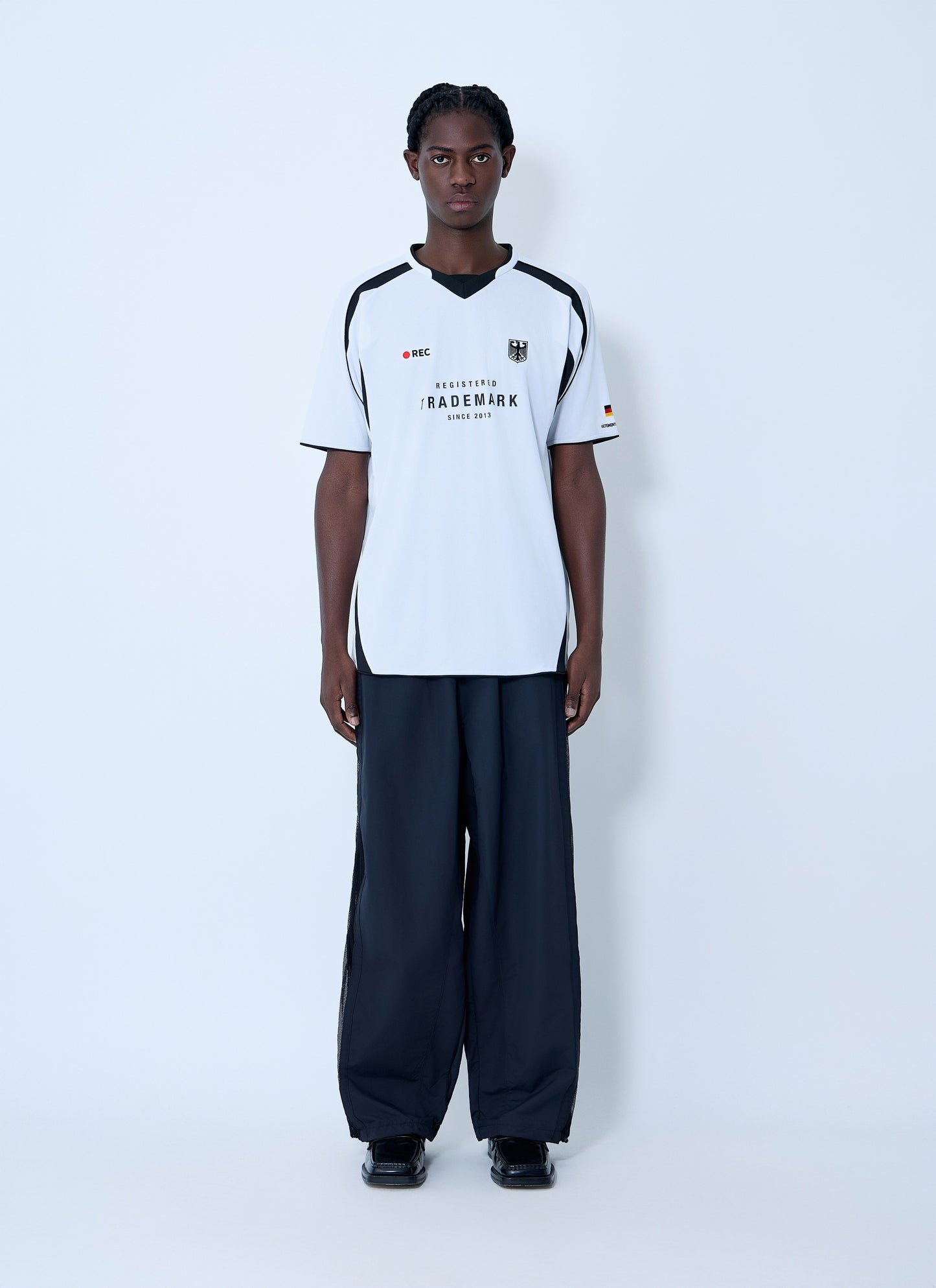 Vetements Men Mesh Panel Track Pants VETEMENTS