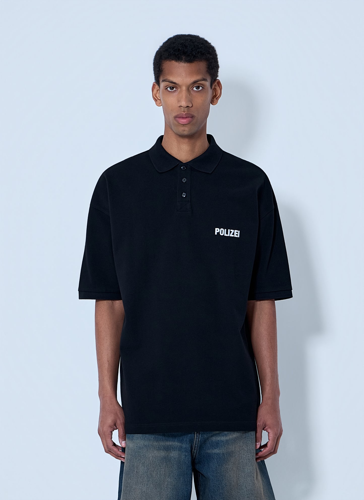 Vetements Men Embroidered Polo Shirt VETEMENTS