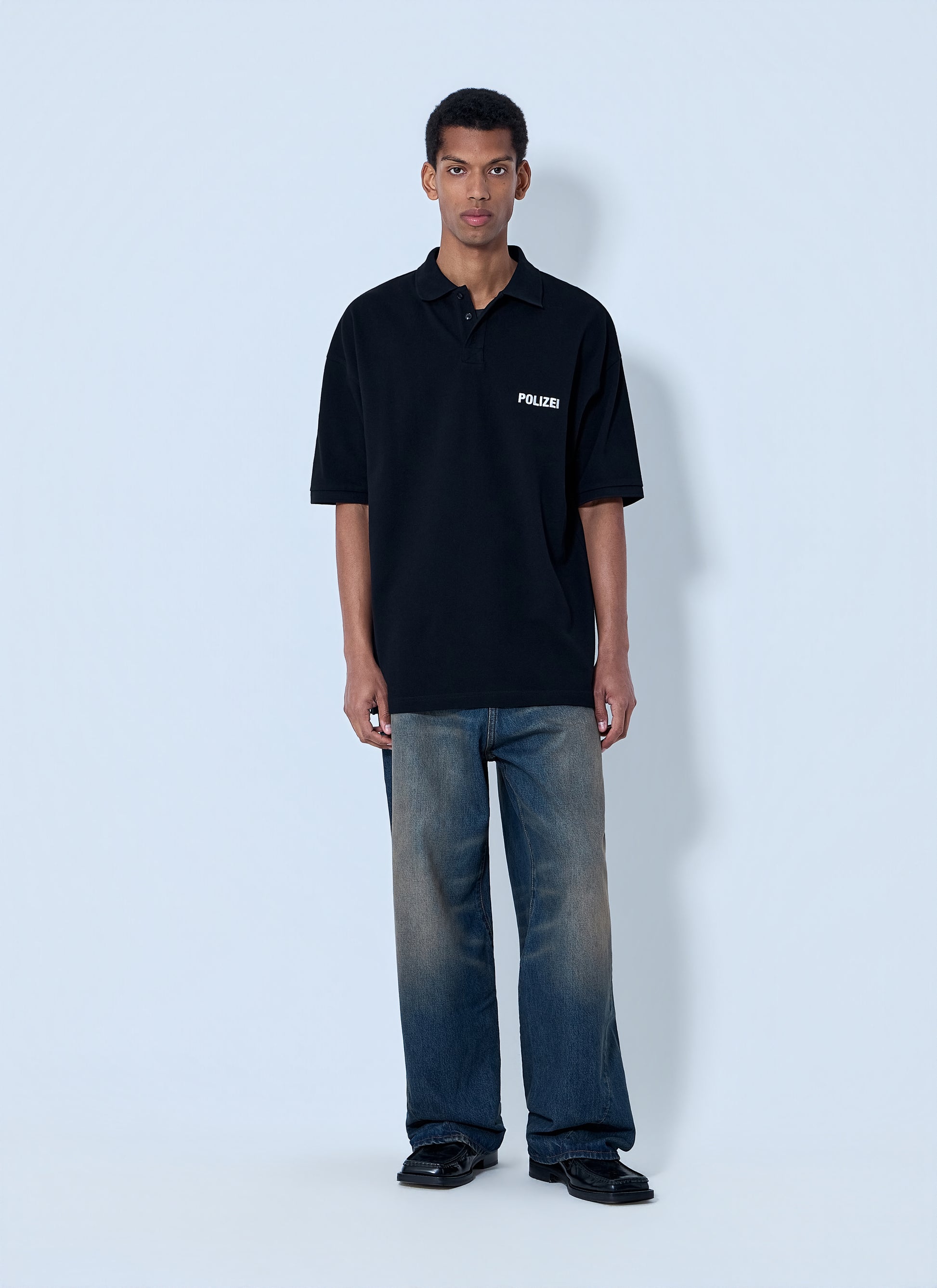 Vetements Men Embroidered Polo Shirt VETEMENTS