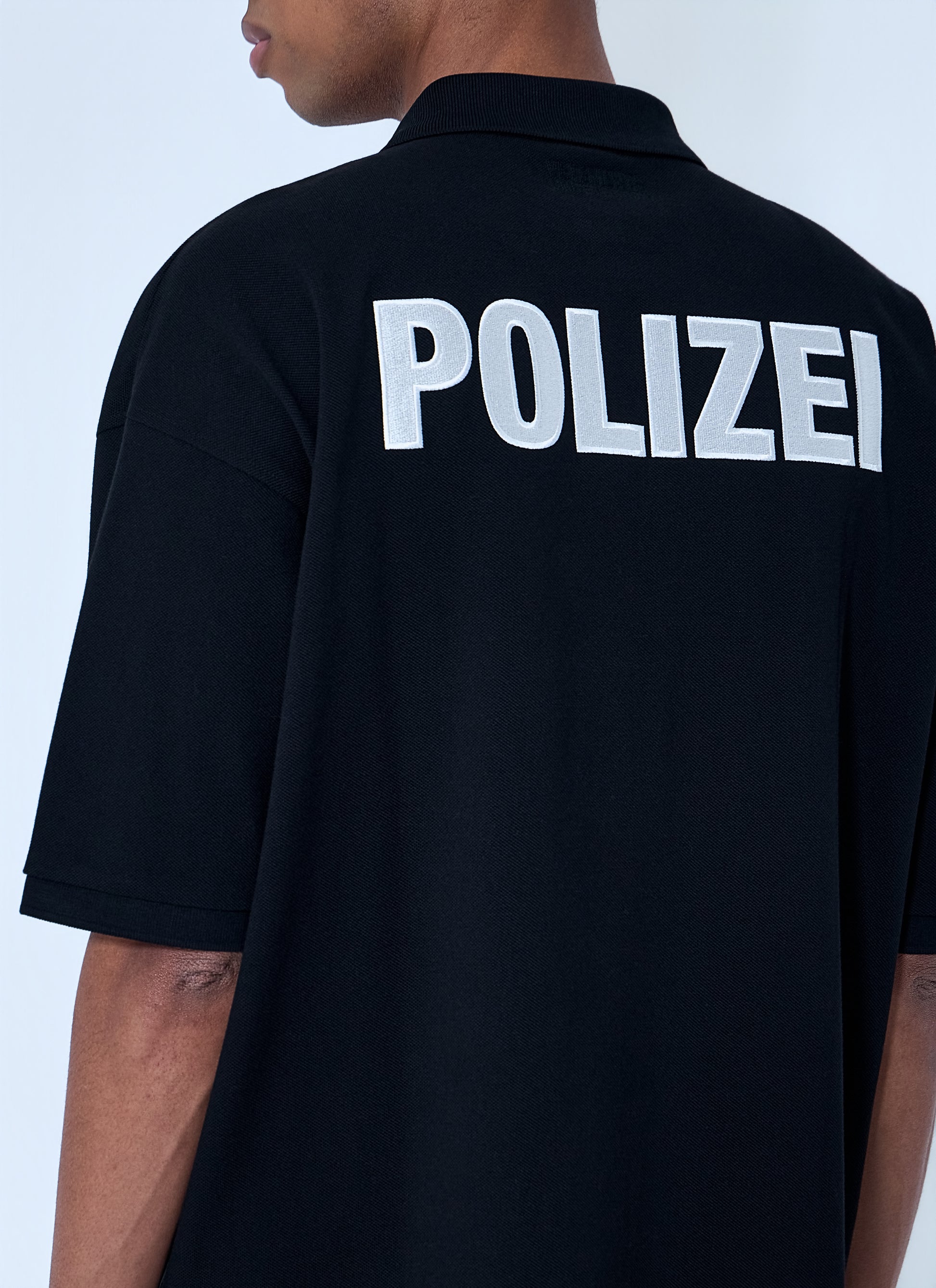Vetements Men Embroidered Polo Shirt VETEMENTS