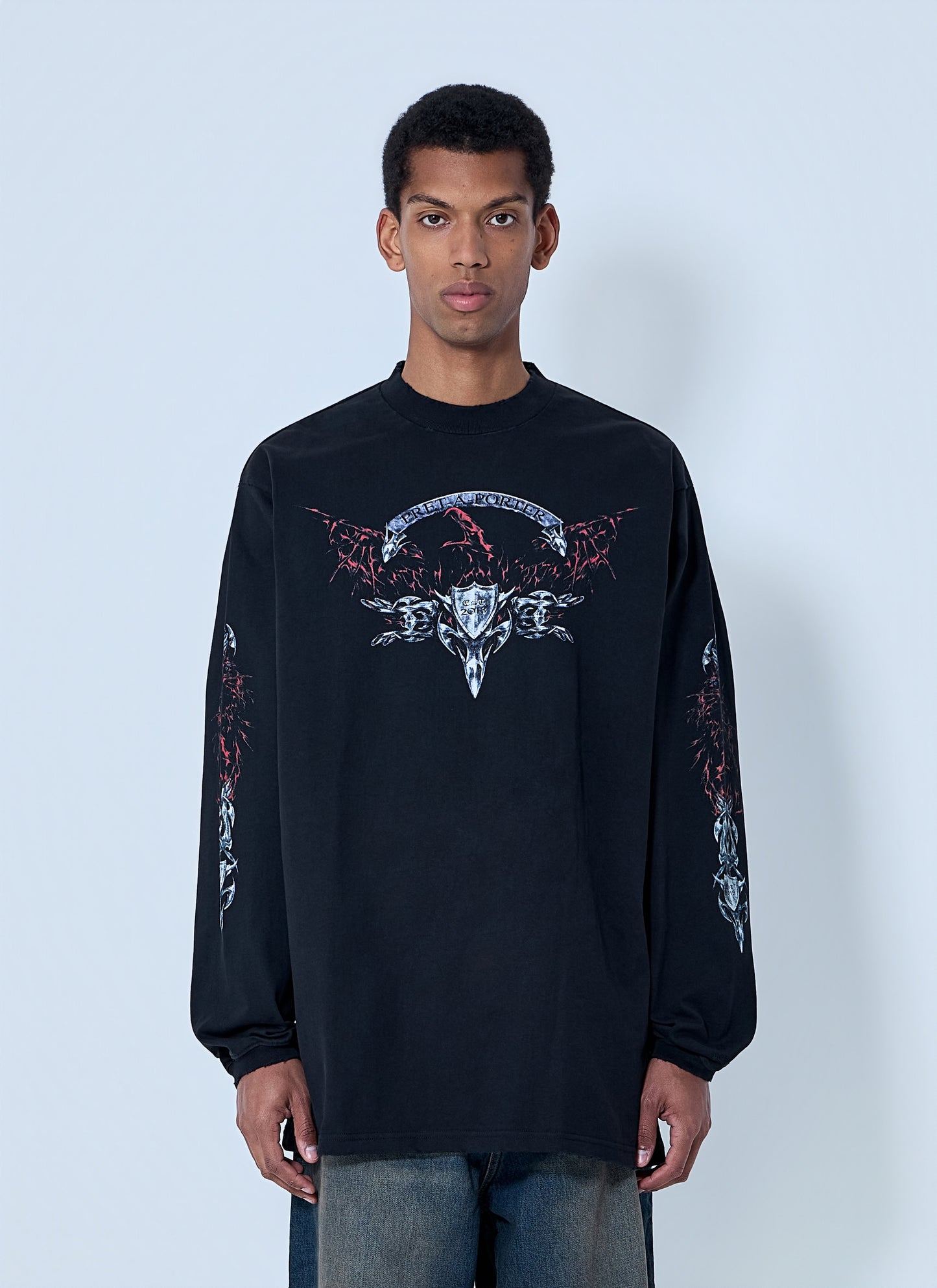 Vetements Men Graphic Long Sleeve T-Shirt VETEMENTS