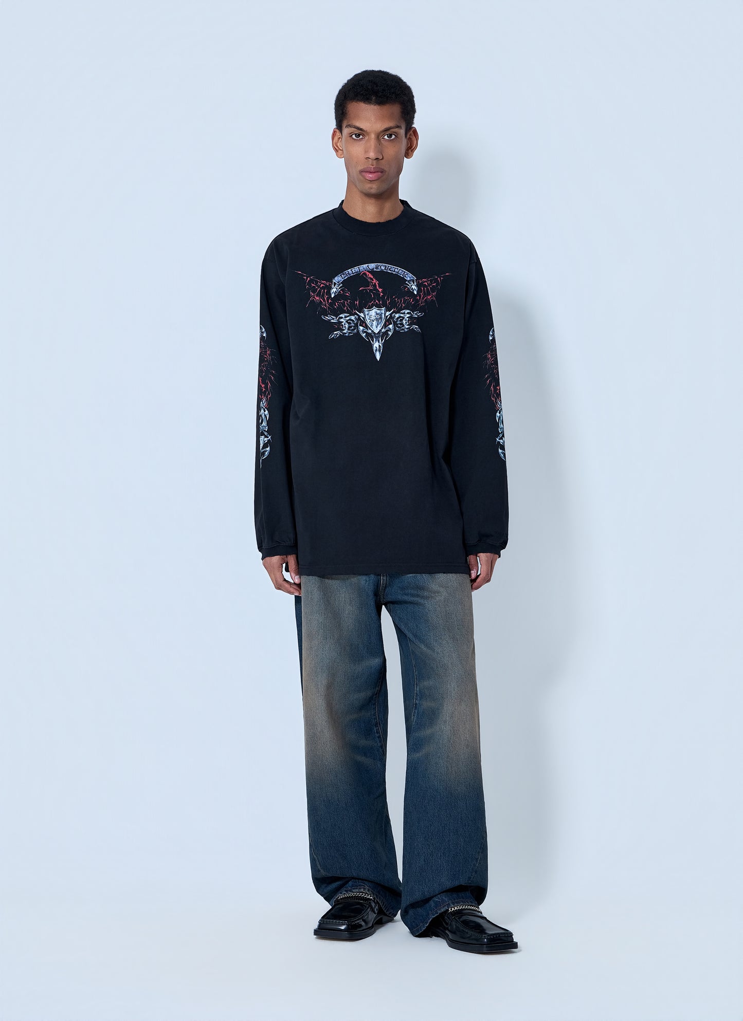 Vetements Men Graphic Long Sleeve T-Shirt VETEMENTS
