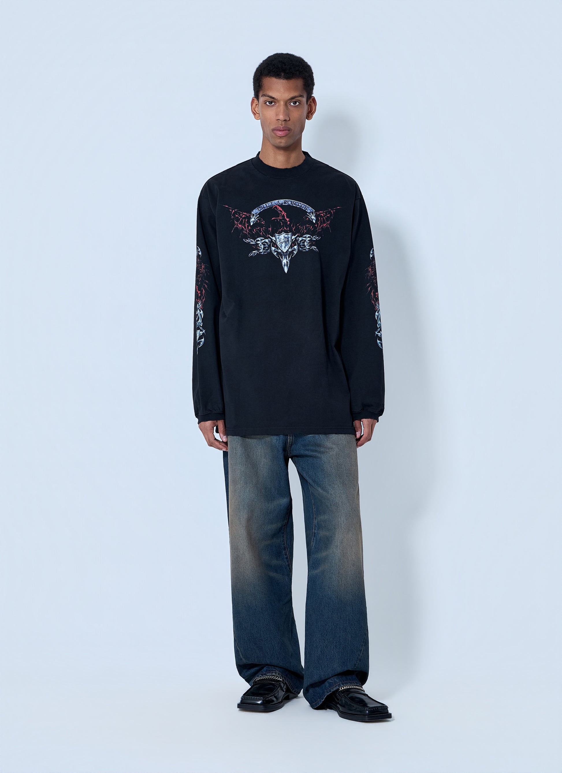 Vetements Men Graphic Long Sleeve T-Shirt VETEMENTS