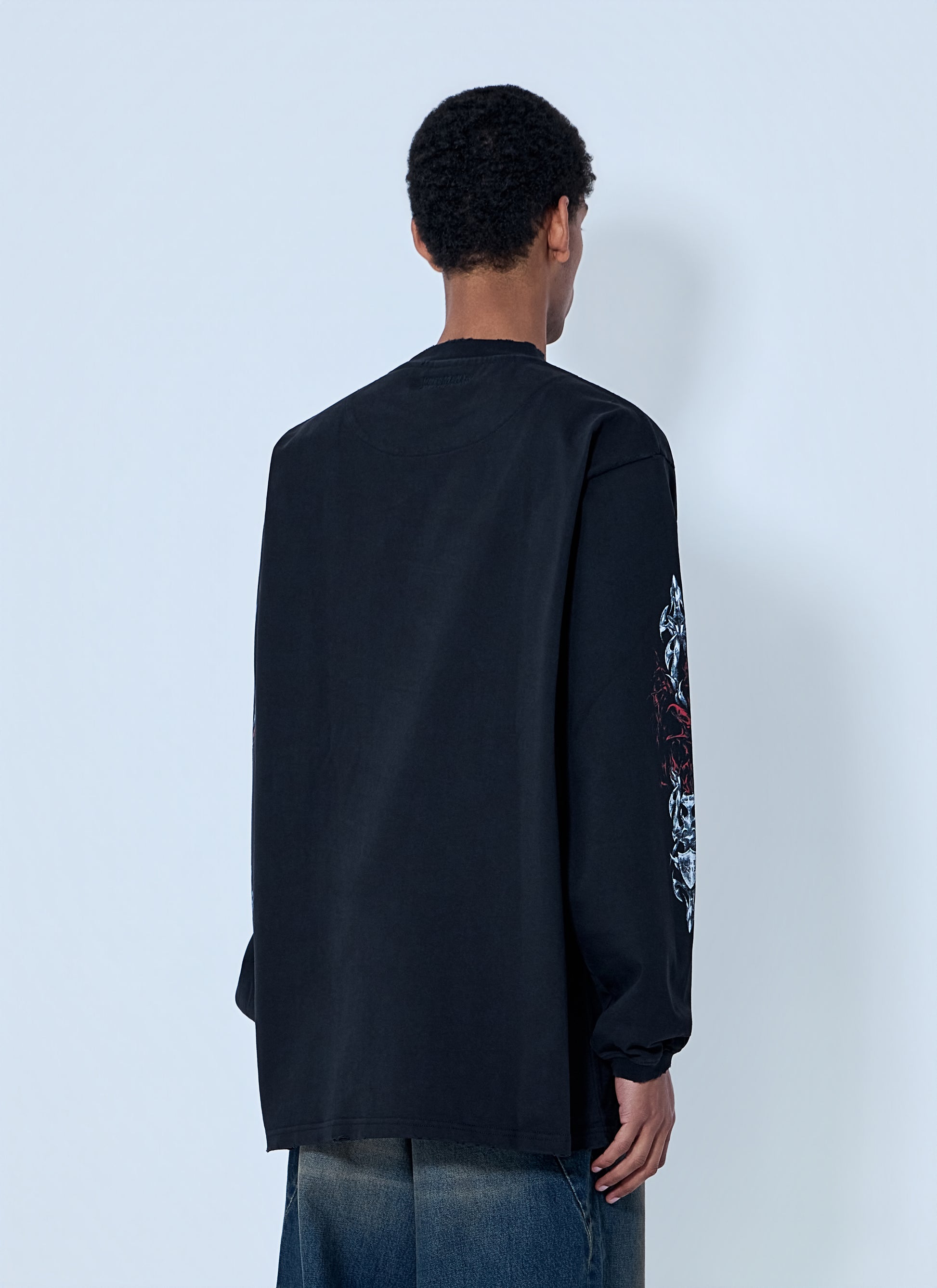 Vetements Men Graphic Long Sleeve T-Shirt VETEMENTS