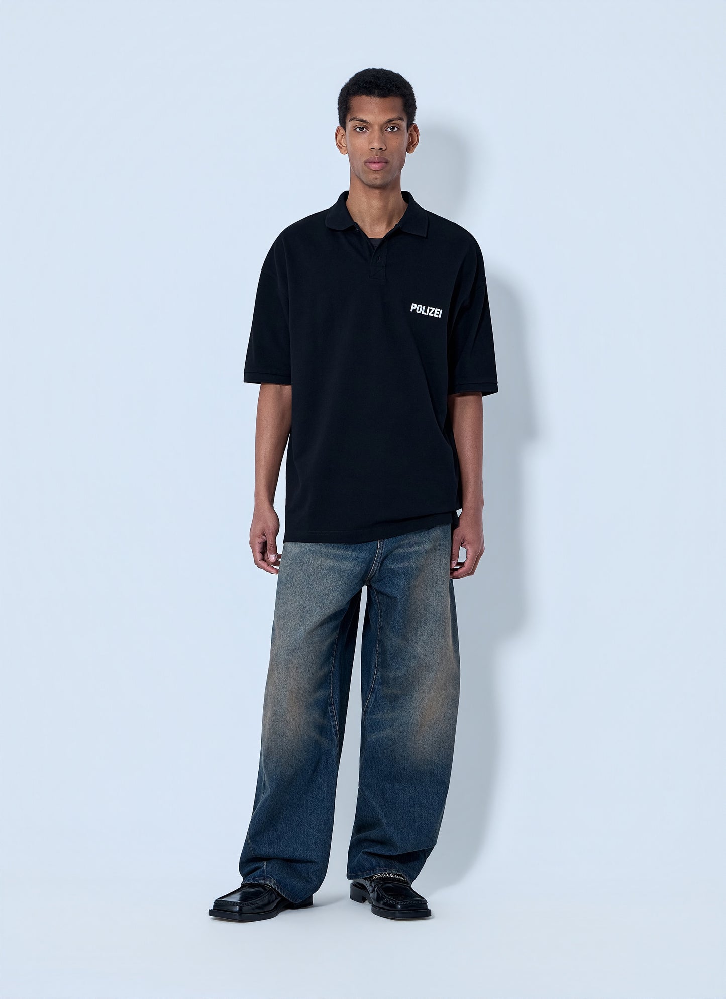 Vetements Men Wide-Leg Denim Trousers VETEMENTS
