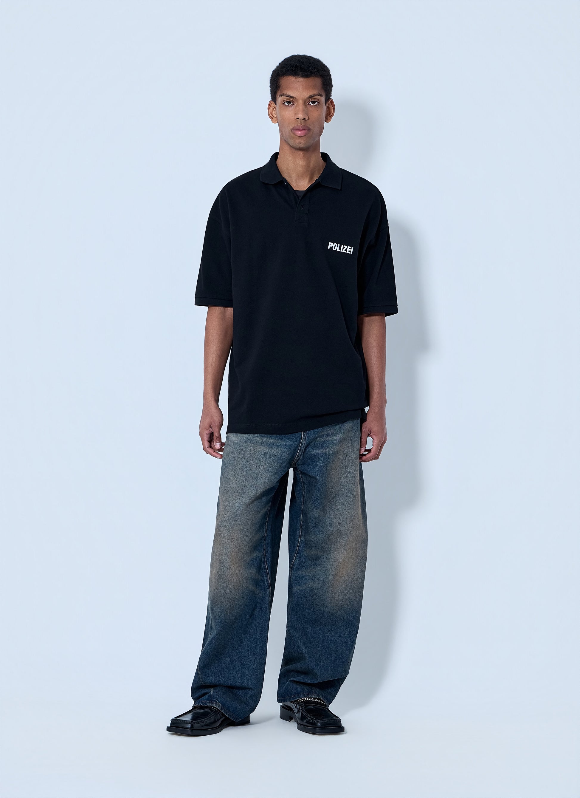 Vetements Men Wide-Leg Denim Trousers VETEMENTS
