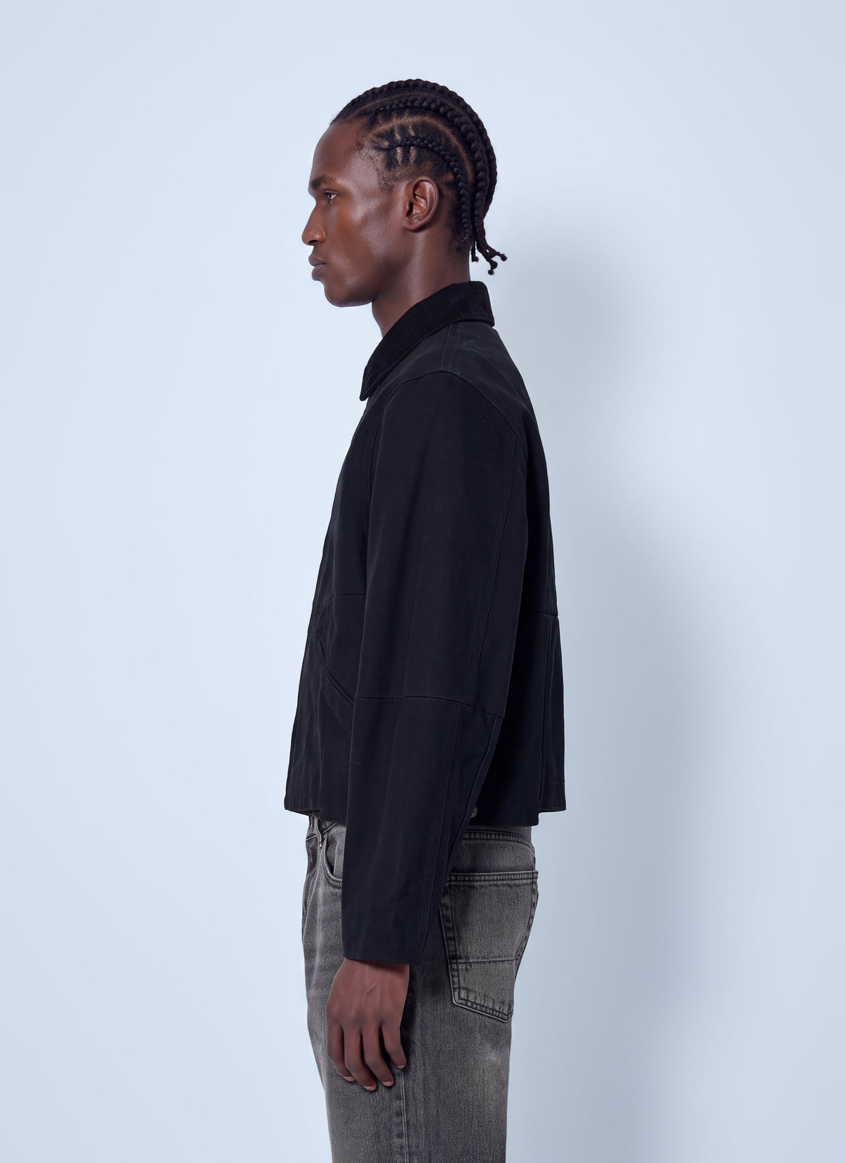 Vetements Men Cut-Up Workwear Jacket VETEMENTS