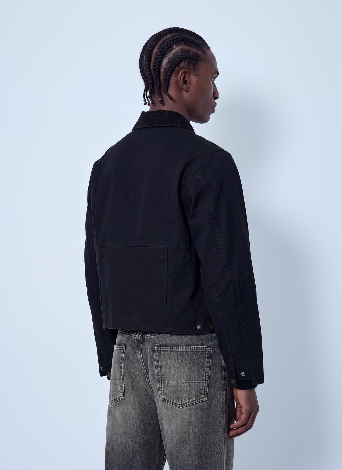 Vetements Men Cut-Up Workwear Jacket VETEMENTS