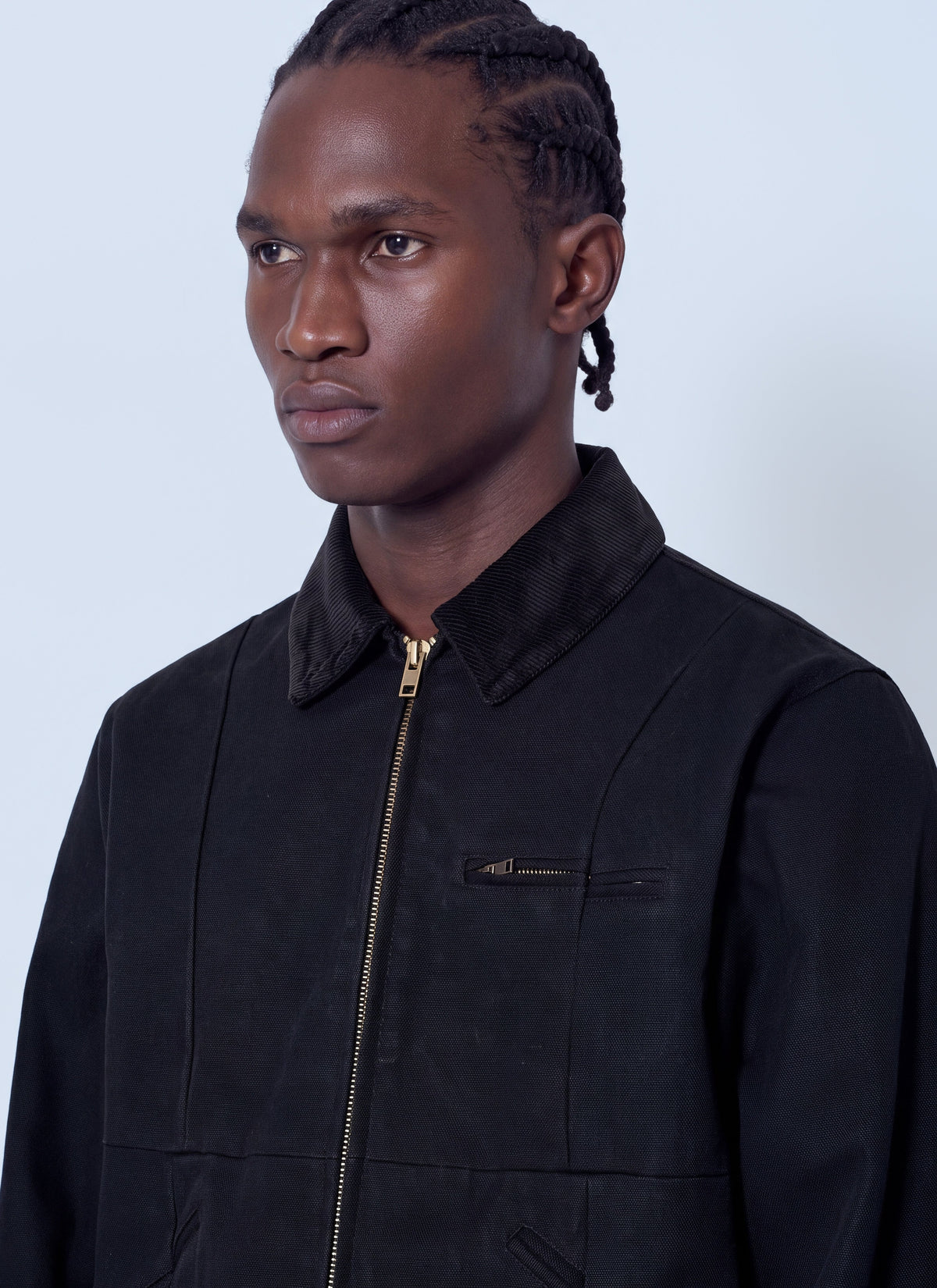 Vetements Men Cut-Up Workwear Jacket VETEMENTS