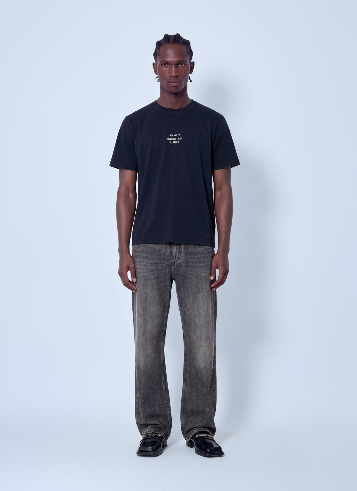 Vetements Men I Am Naked Under My Clothes Regular Fit T-Shirt VETEMENTS