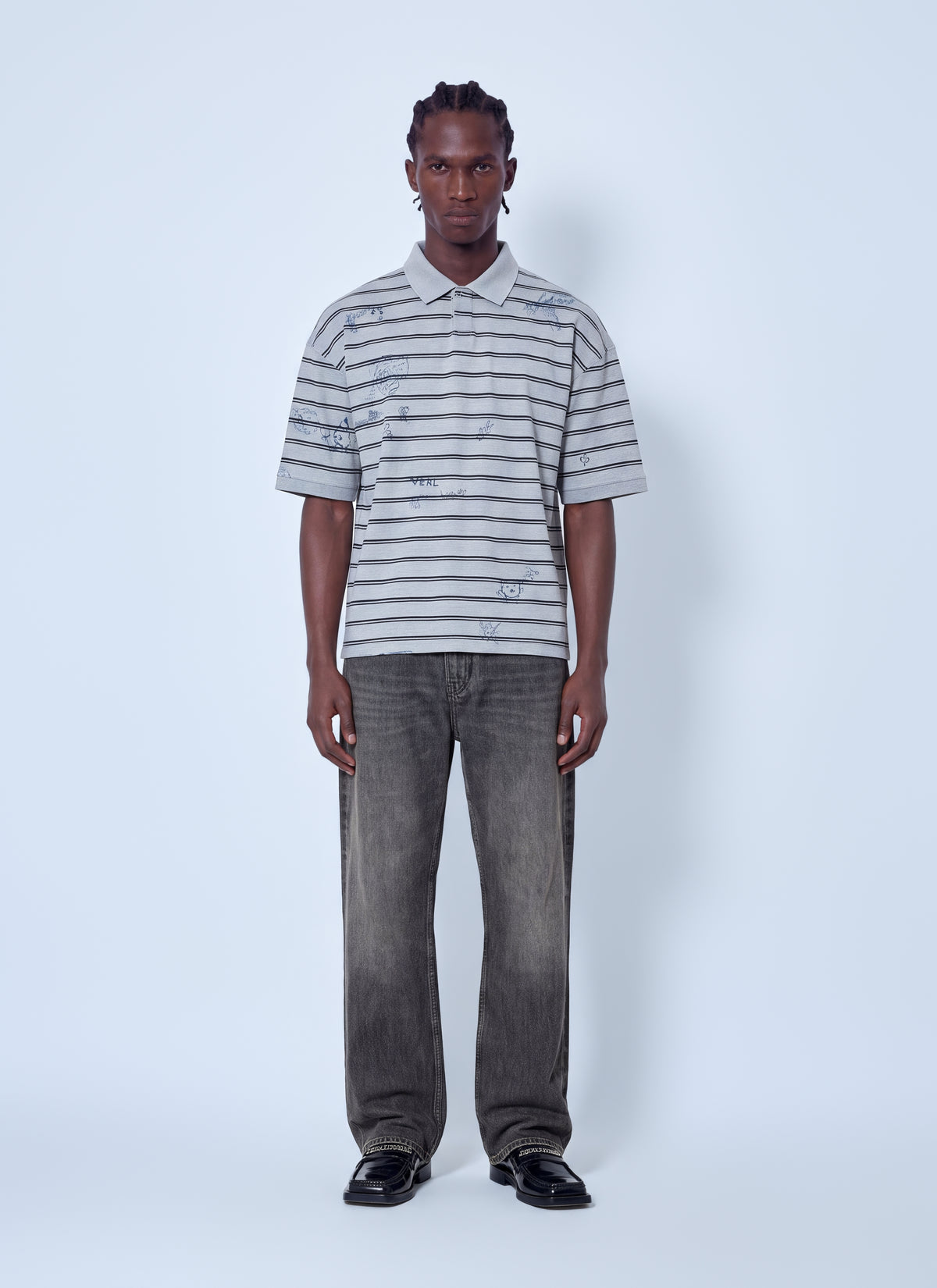 Vetements Men Scribbled Polo VETEMENTS